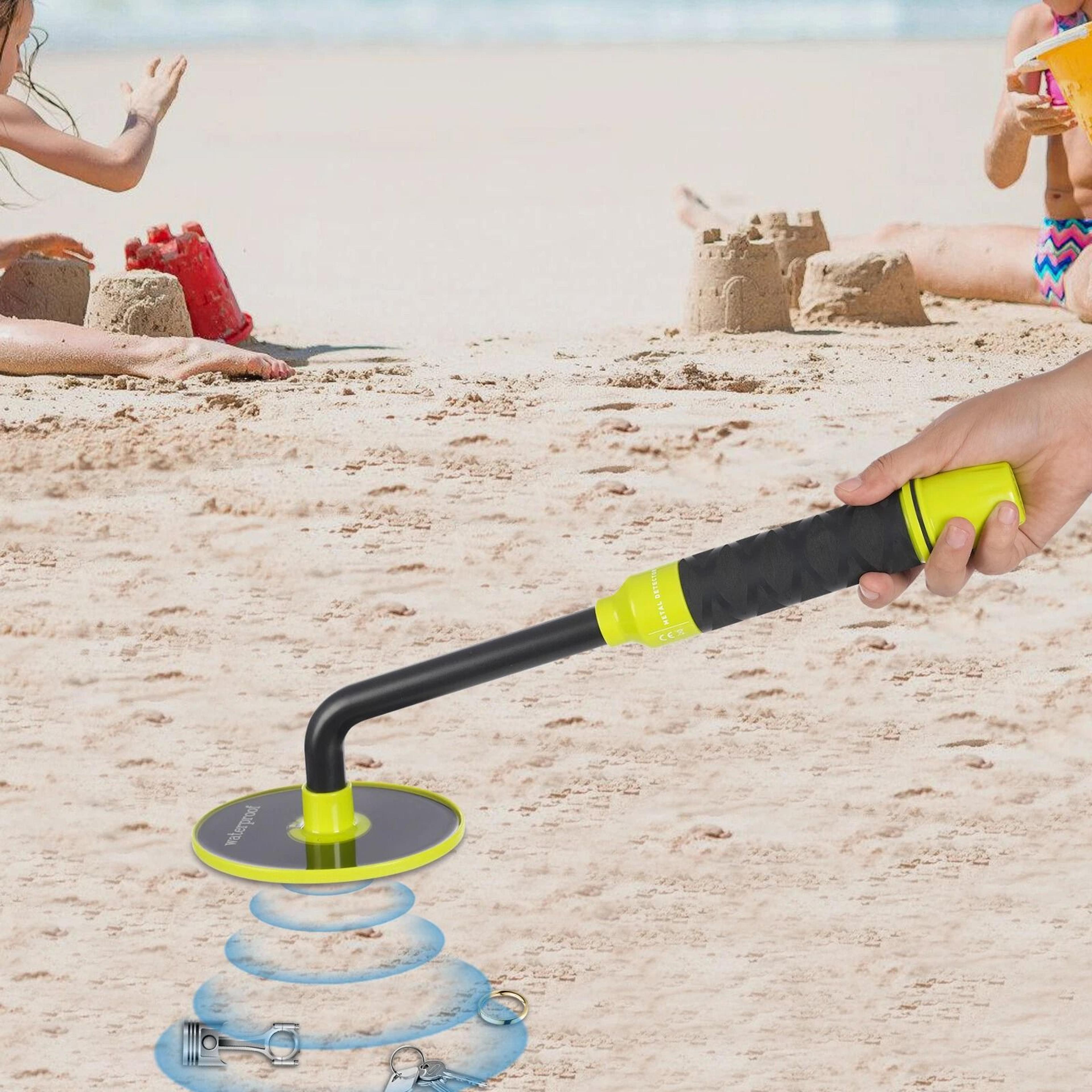 professional handheld underwater metal detector waterproof metal detector for treasure hunting