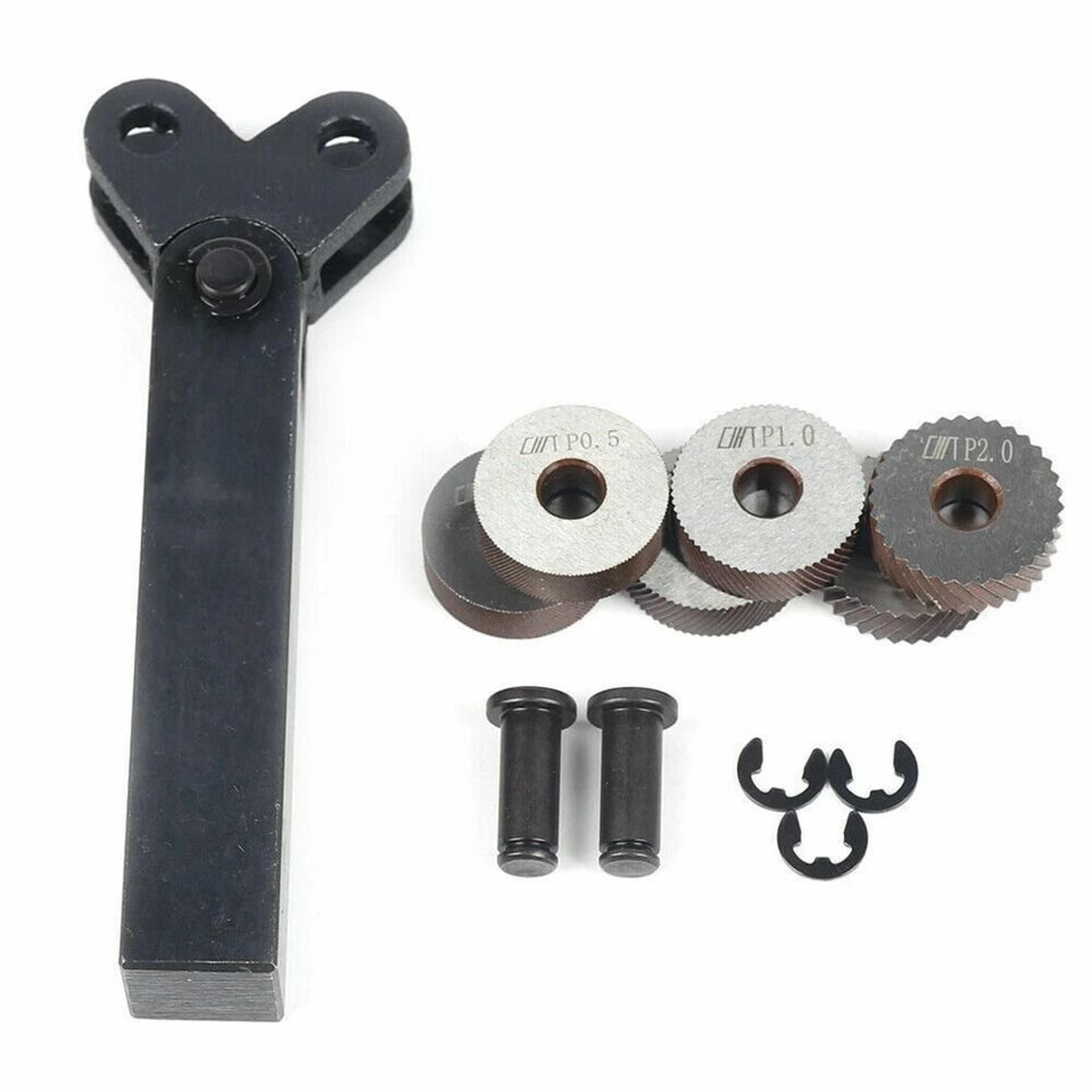 precision dual wheel lathe knurling tool kit heavy duty steel lathe knurling tool metal lathe accessory
