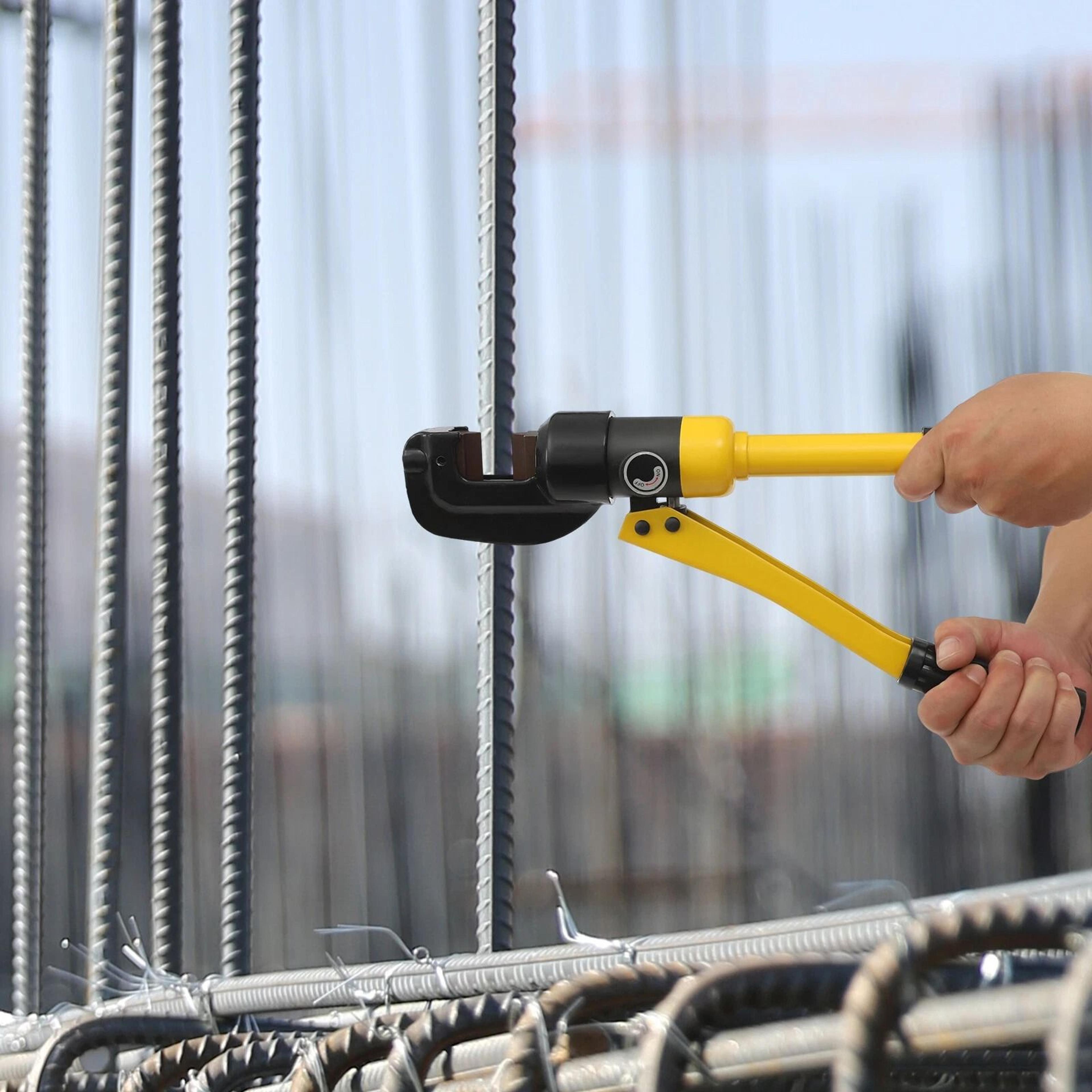 hydraulic rebar cutter heavy duty steel bar and bolt cutting tool