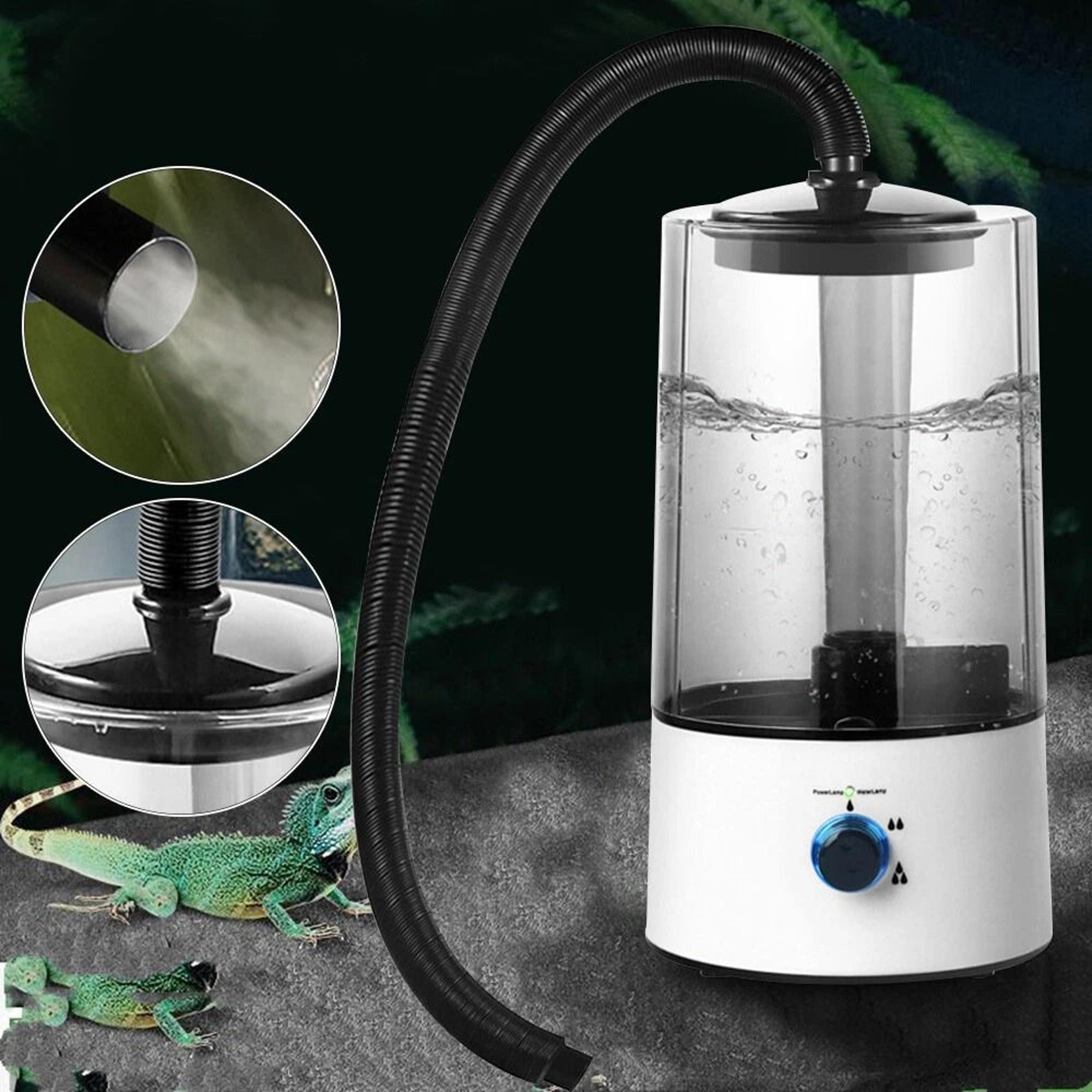 premium reptile terrarium humidifier & reptile fogger humidifier withtank and adjustable hose fogger quiet