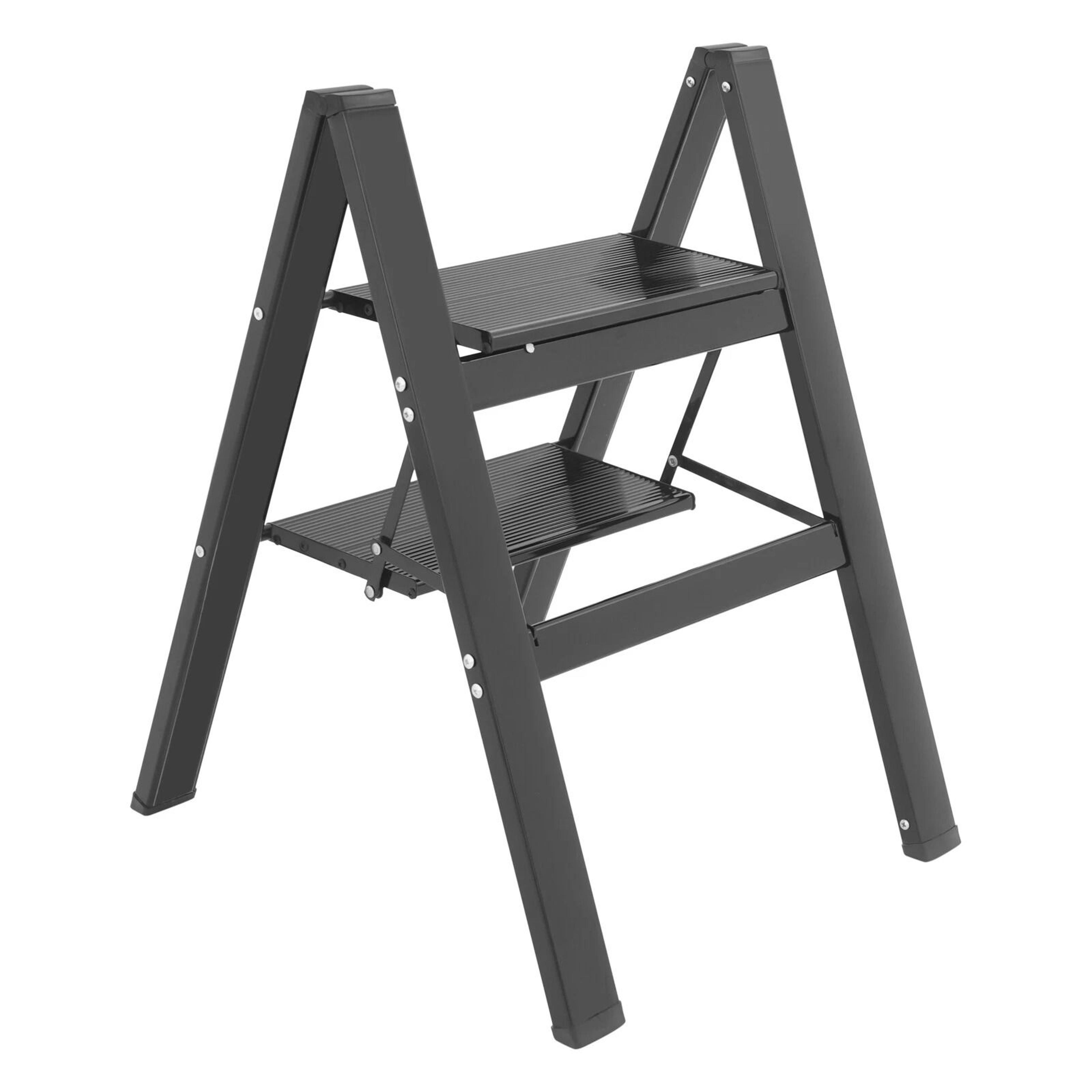 step foldable step ladder portable stool ladder with anti slip safety