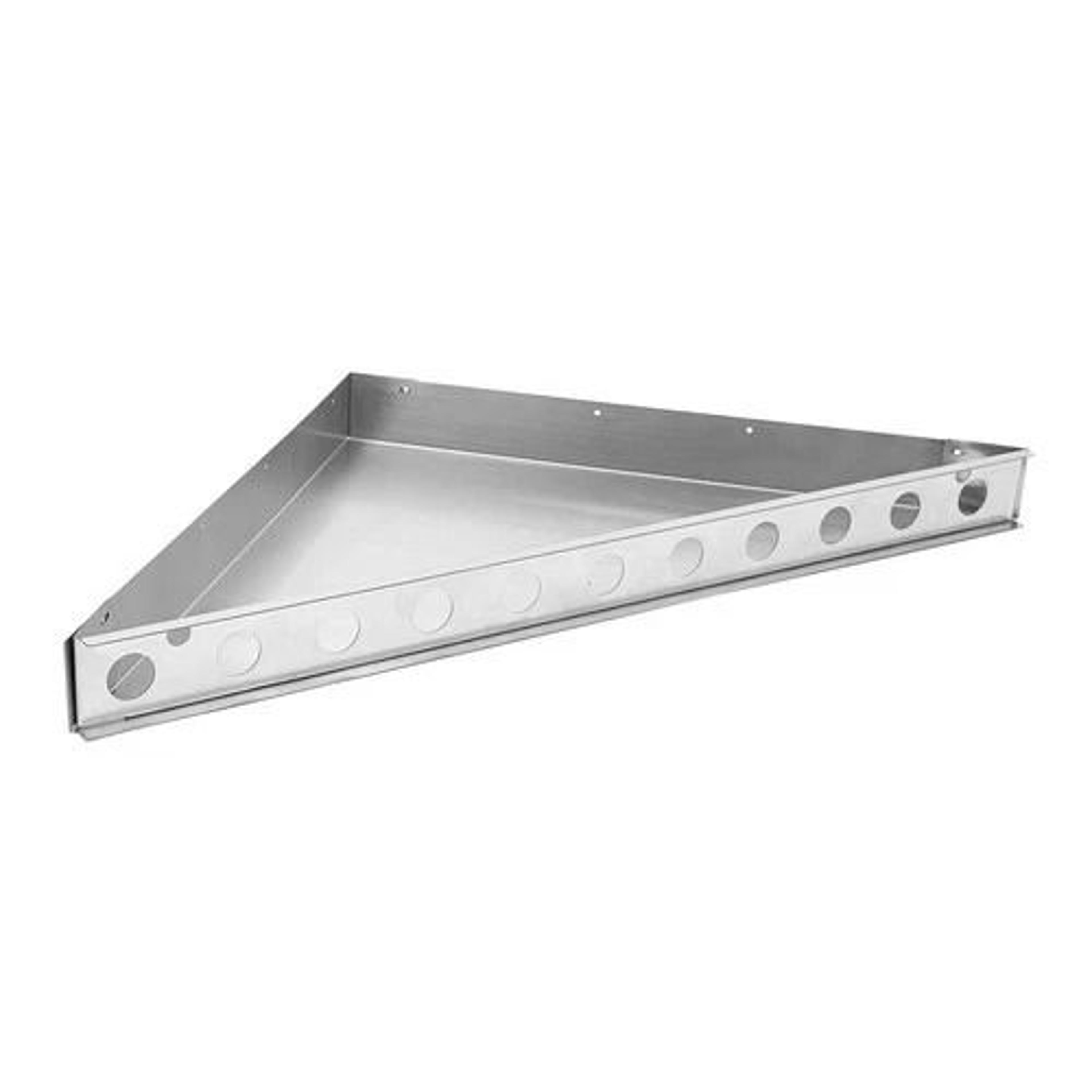 stainless steel corner shower shelf space saving triangle bathroom storage rack