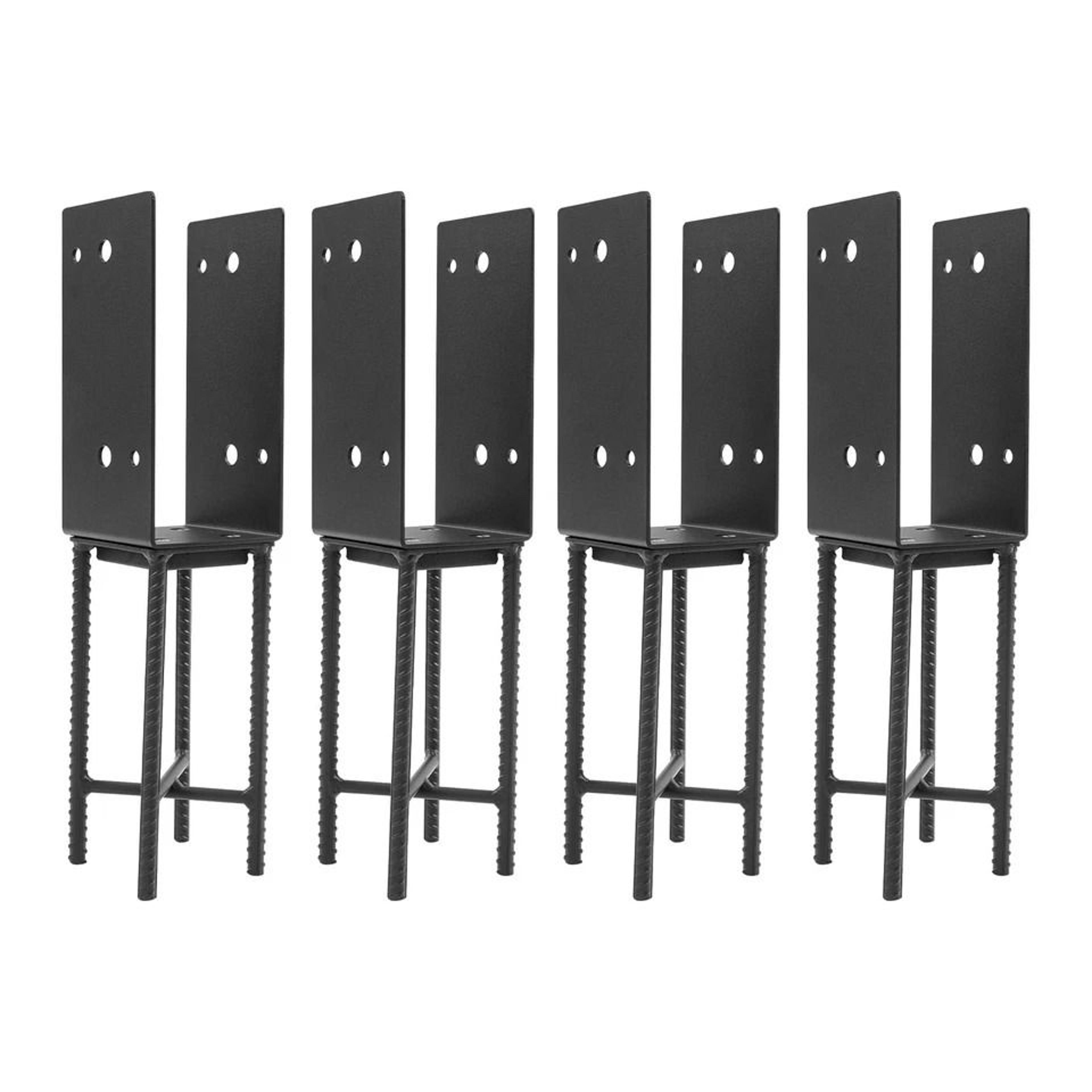 u shape post base concrete fence post holder & wet concrete fence post holder support bracket