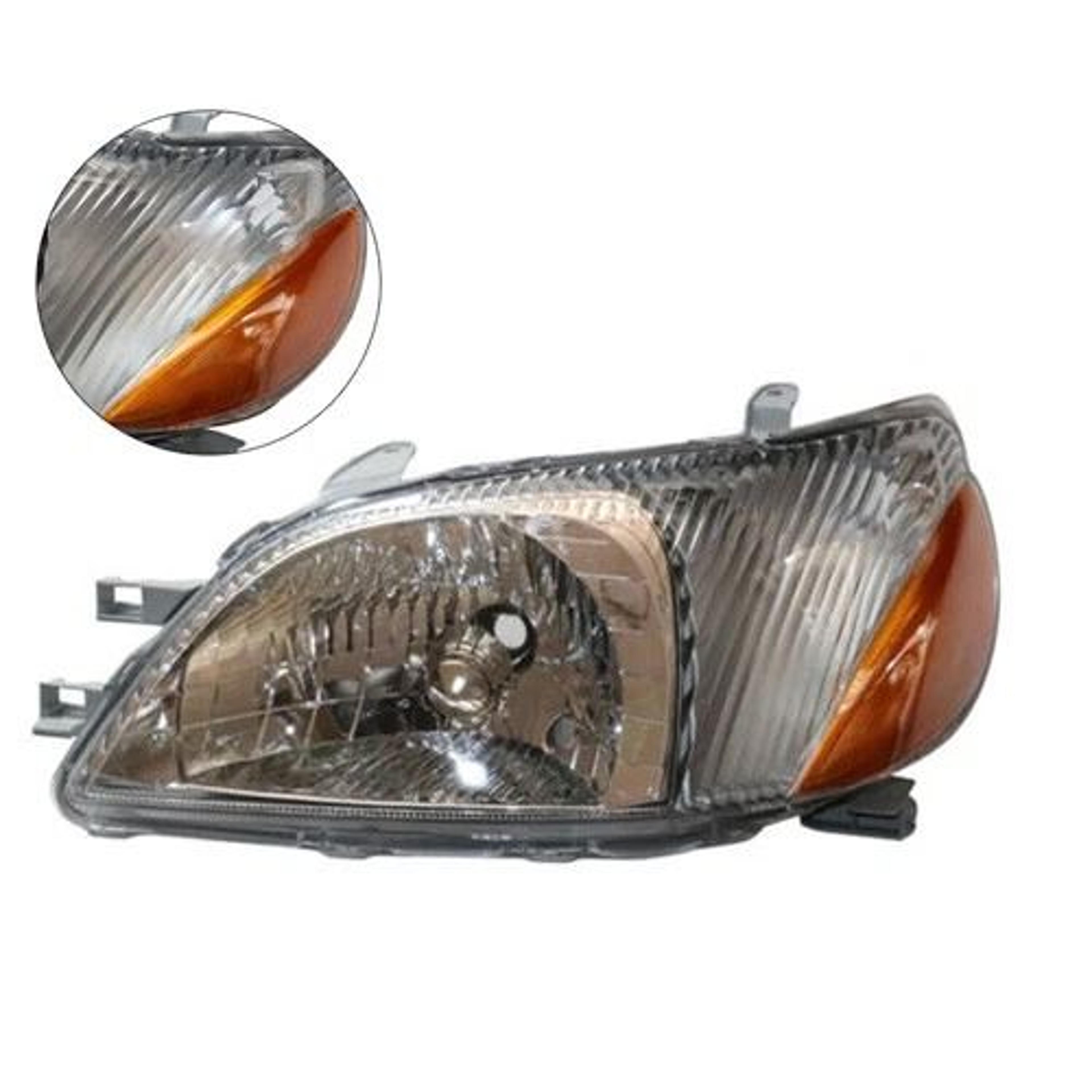 left driver side toyota echo headlight assembly direct replacement