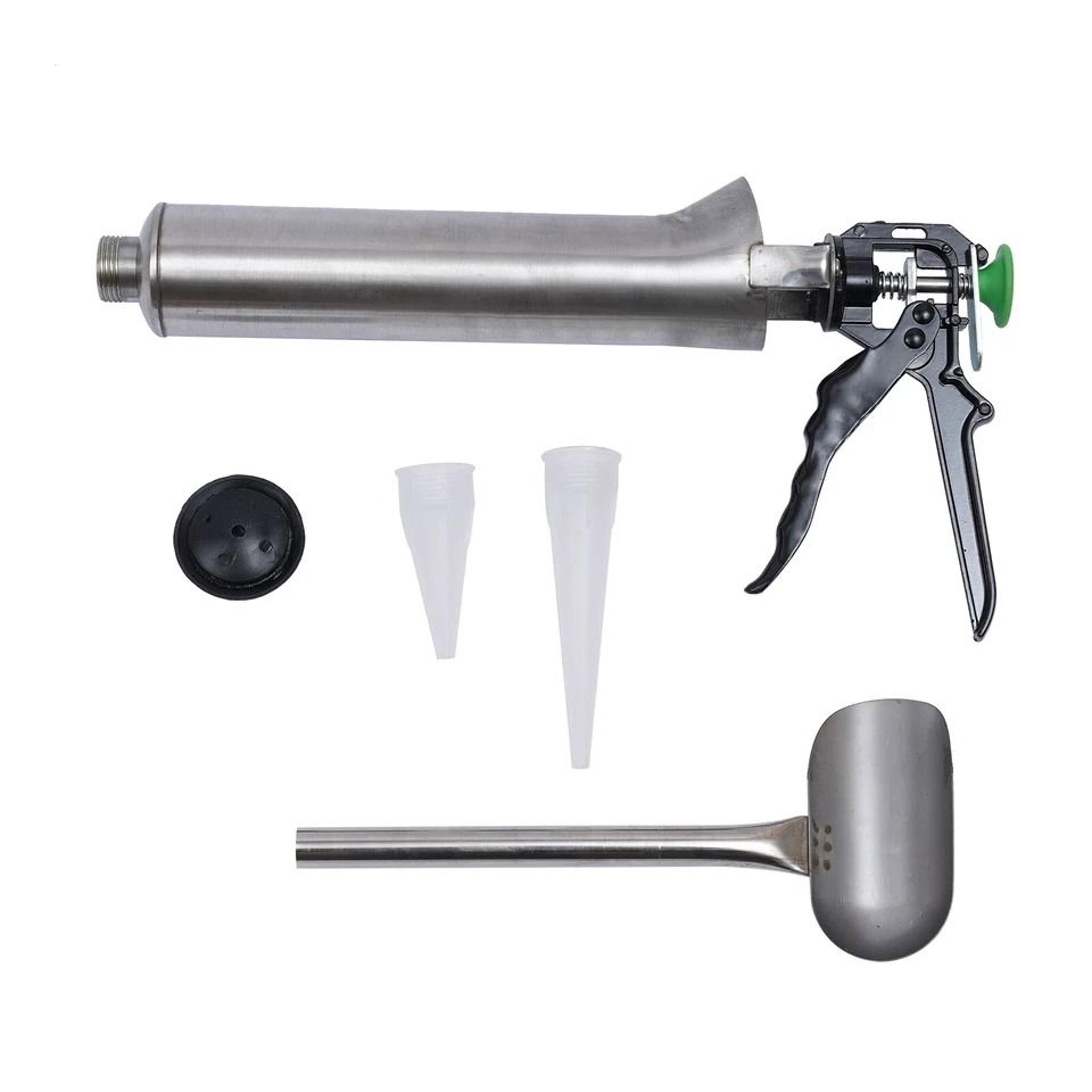 stainless steel mortar pointing gun cement grout gun for masonry & tile
