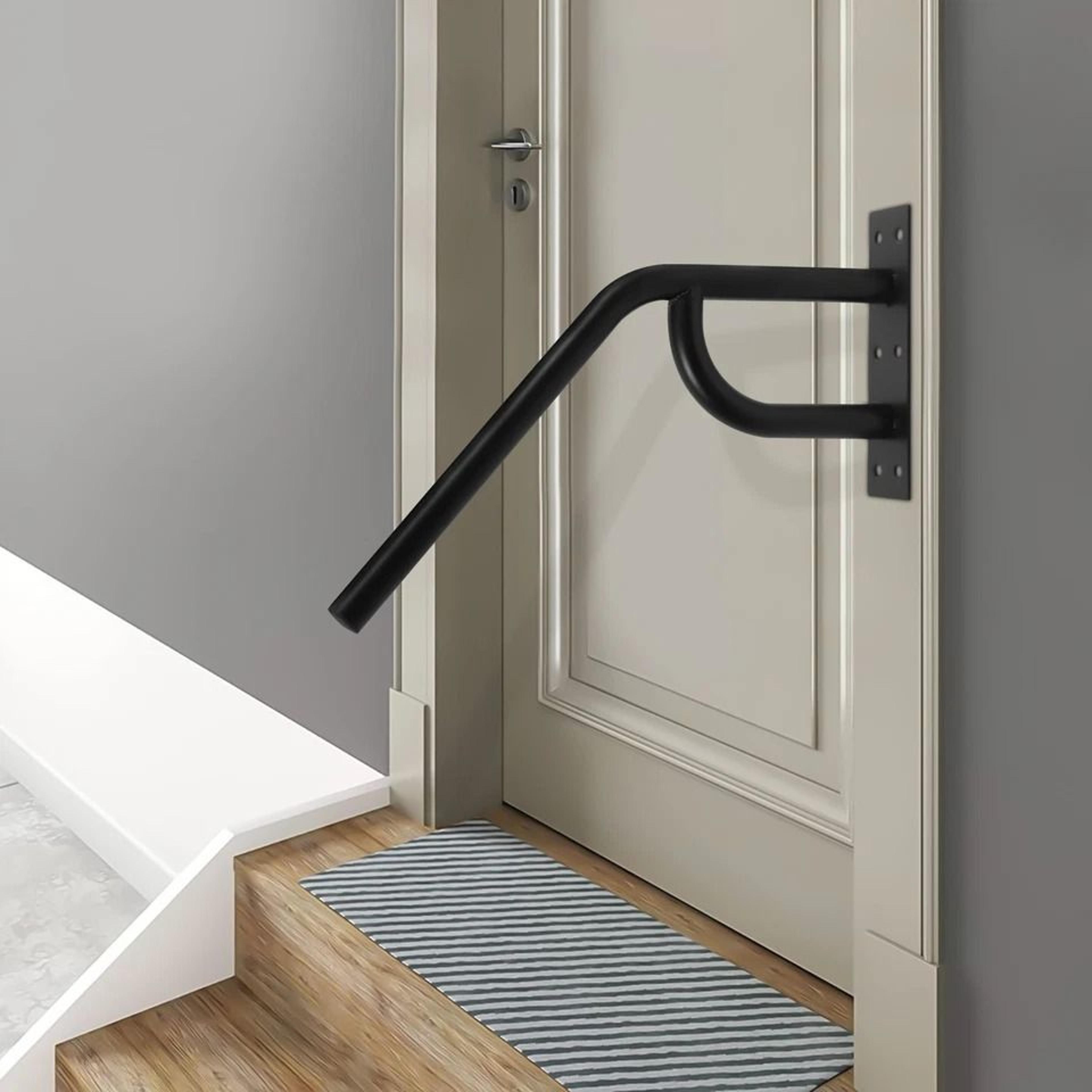 wall mounted handrail for stairs galvanized steel outdoor step safety grab bar