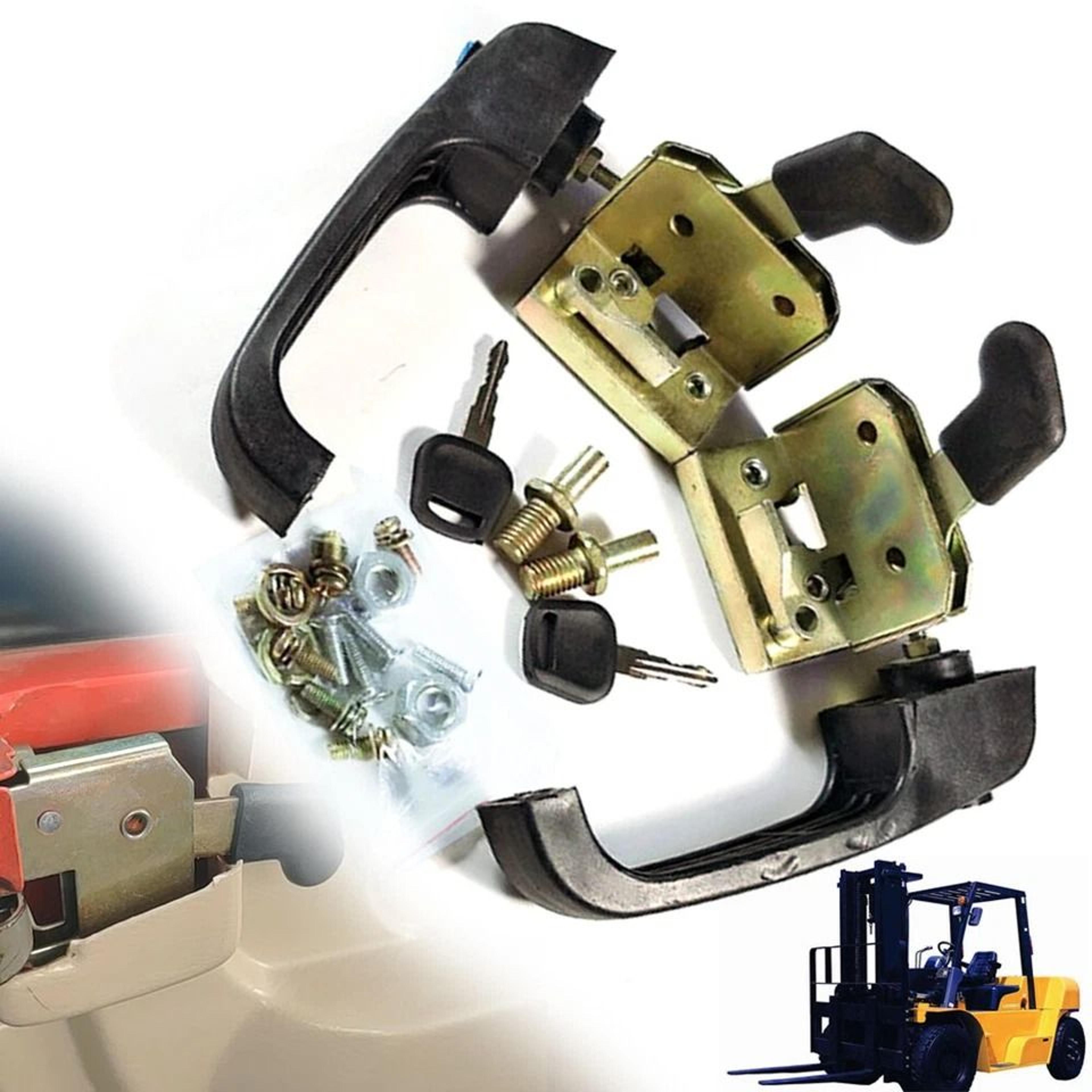 universal tractor door handle set heavy equipment door lock replacement