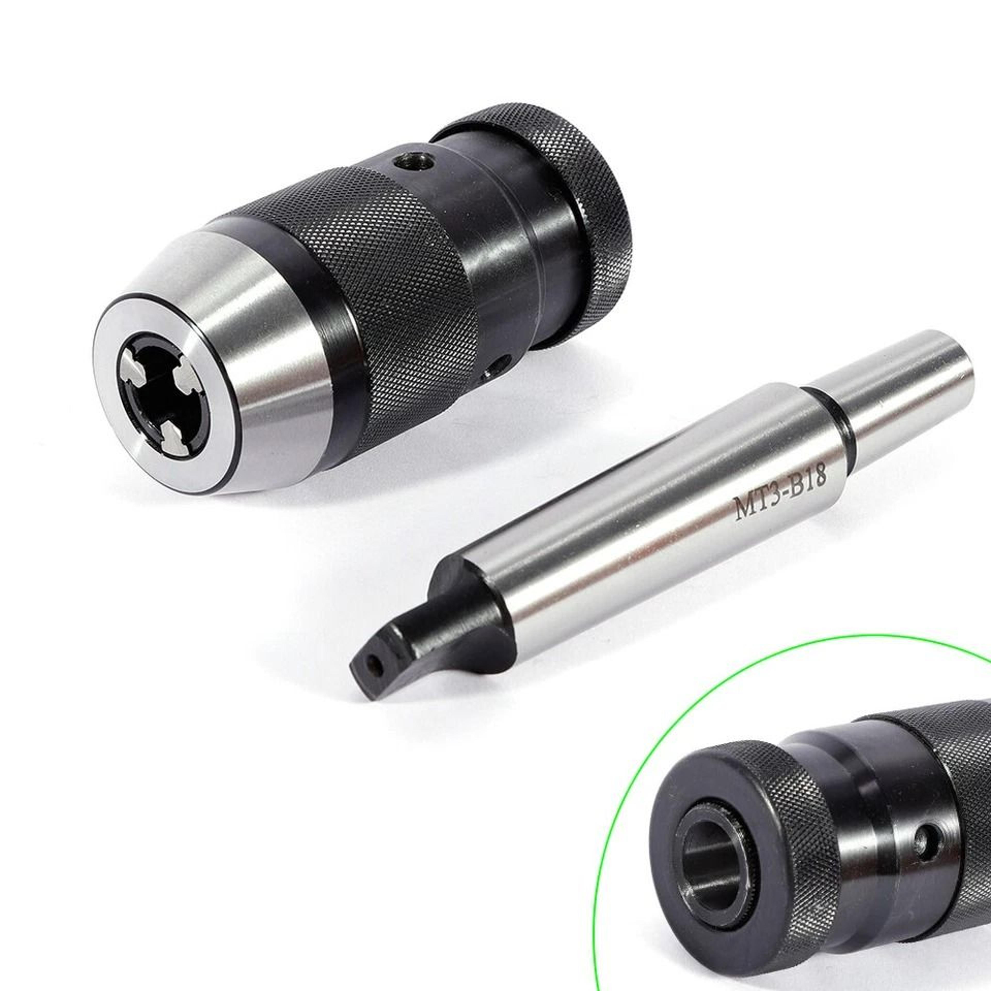 keyless lathe drill chuck heavy duty self tightening drill chuck for milling and cnc lathe machines