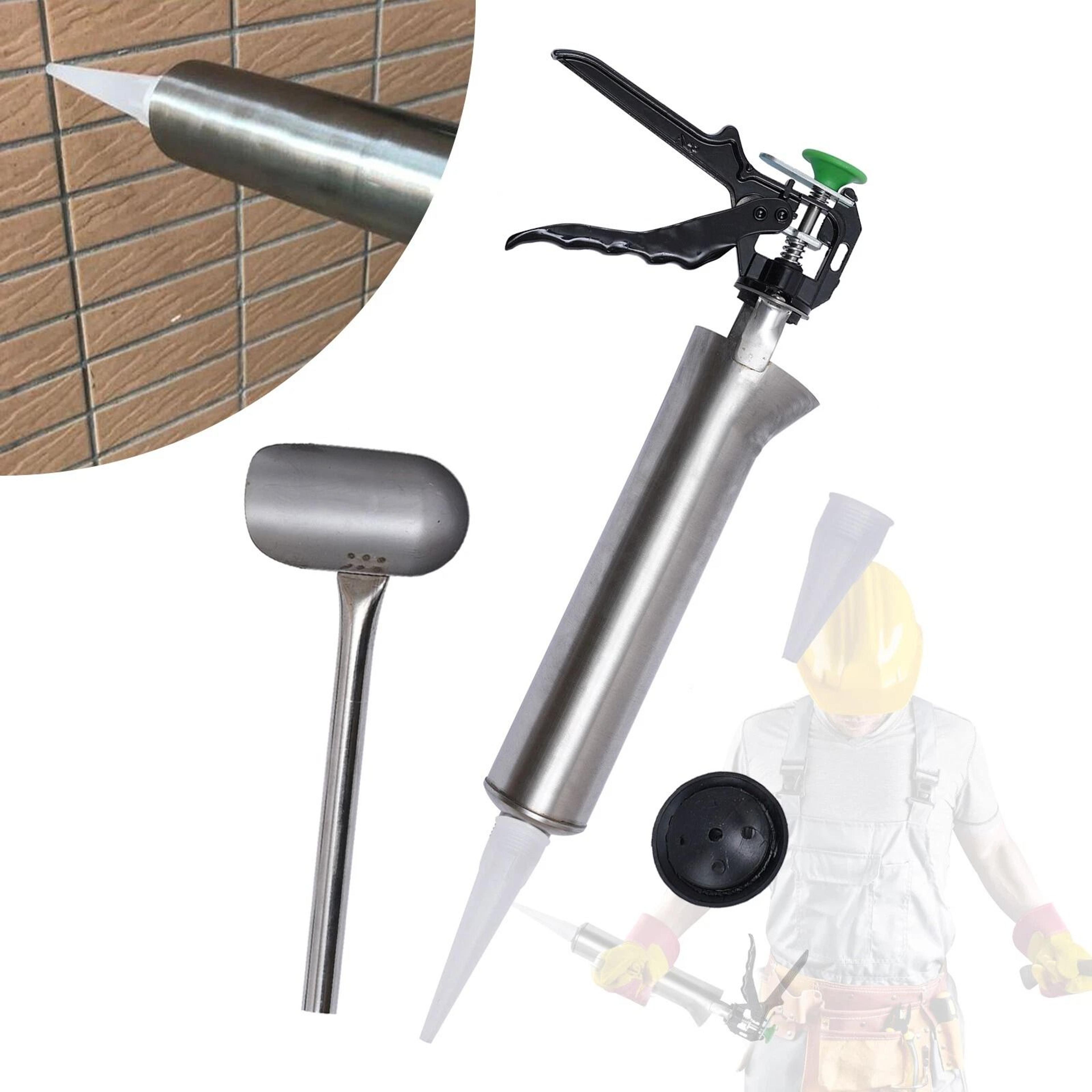 professional mortar pointing gun grouting gun tool & cement caulking applicator for masonry
