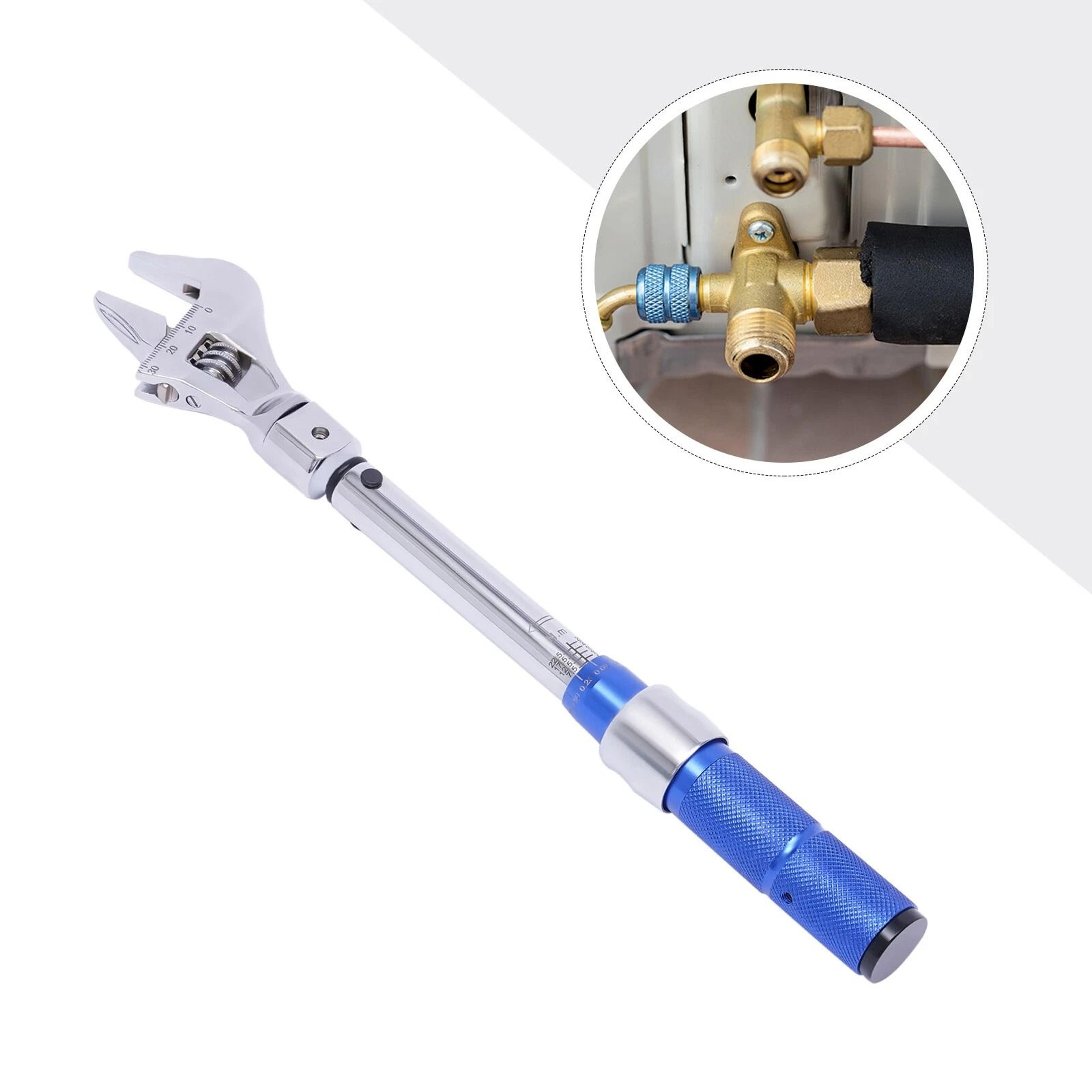 precision adjustable torque wrench open end click tool for workshop & vehicle maintenance