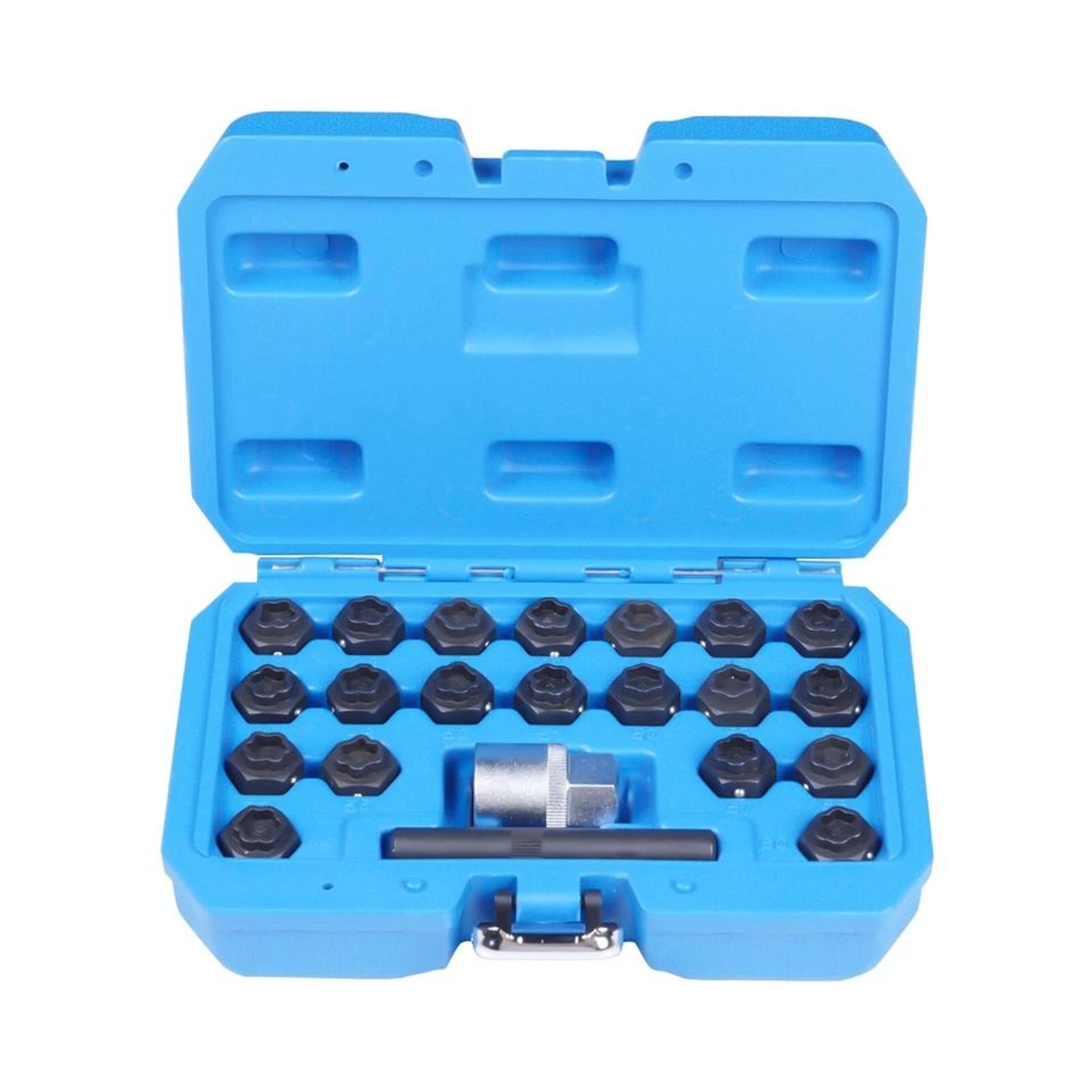 universal master lug nut key set wheel lock removal tool kit