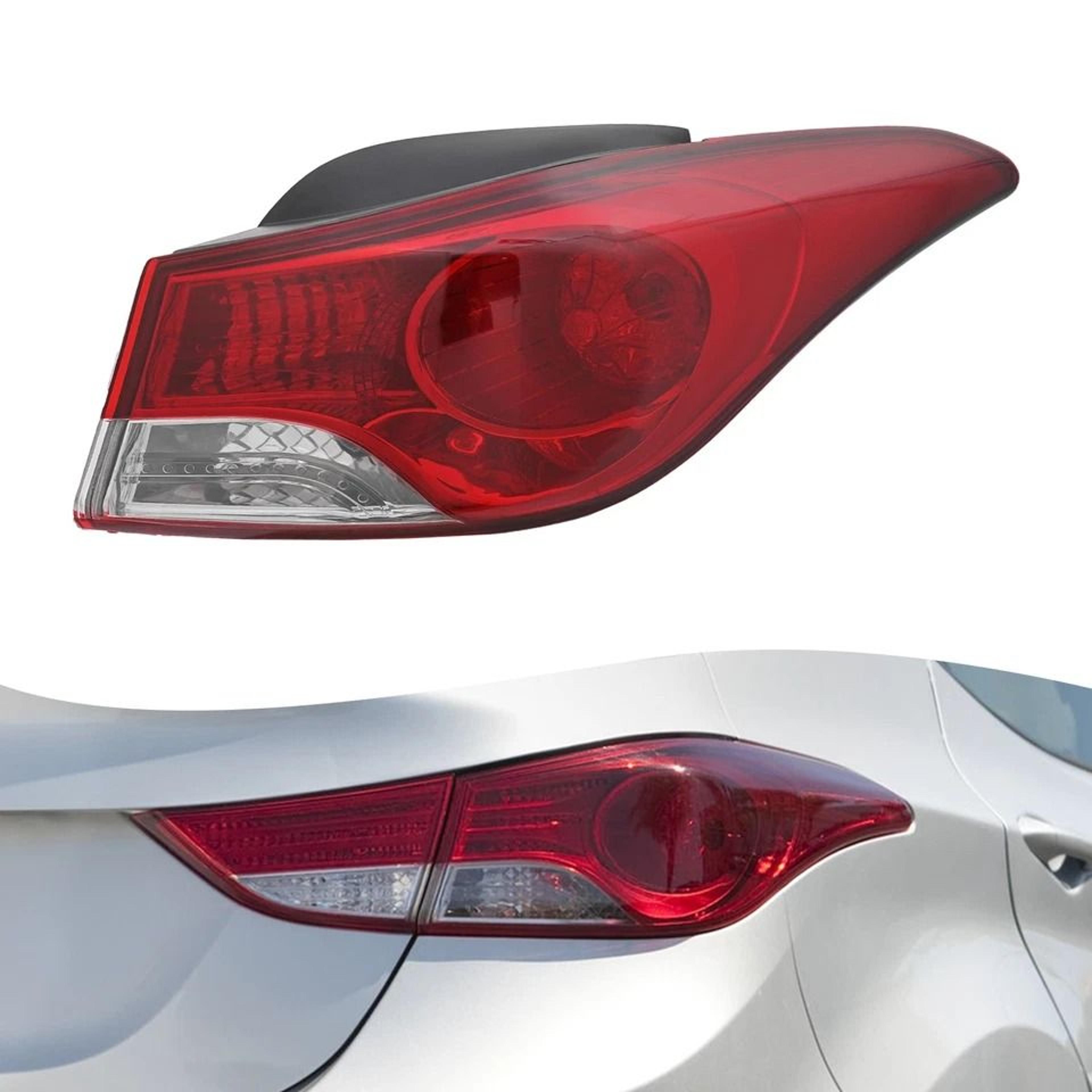 hyundai elantra right side tail light halogen replacement