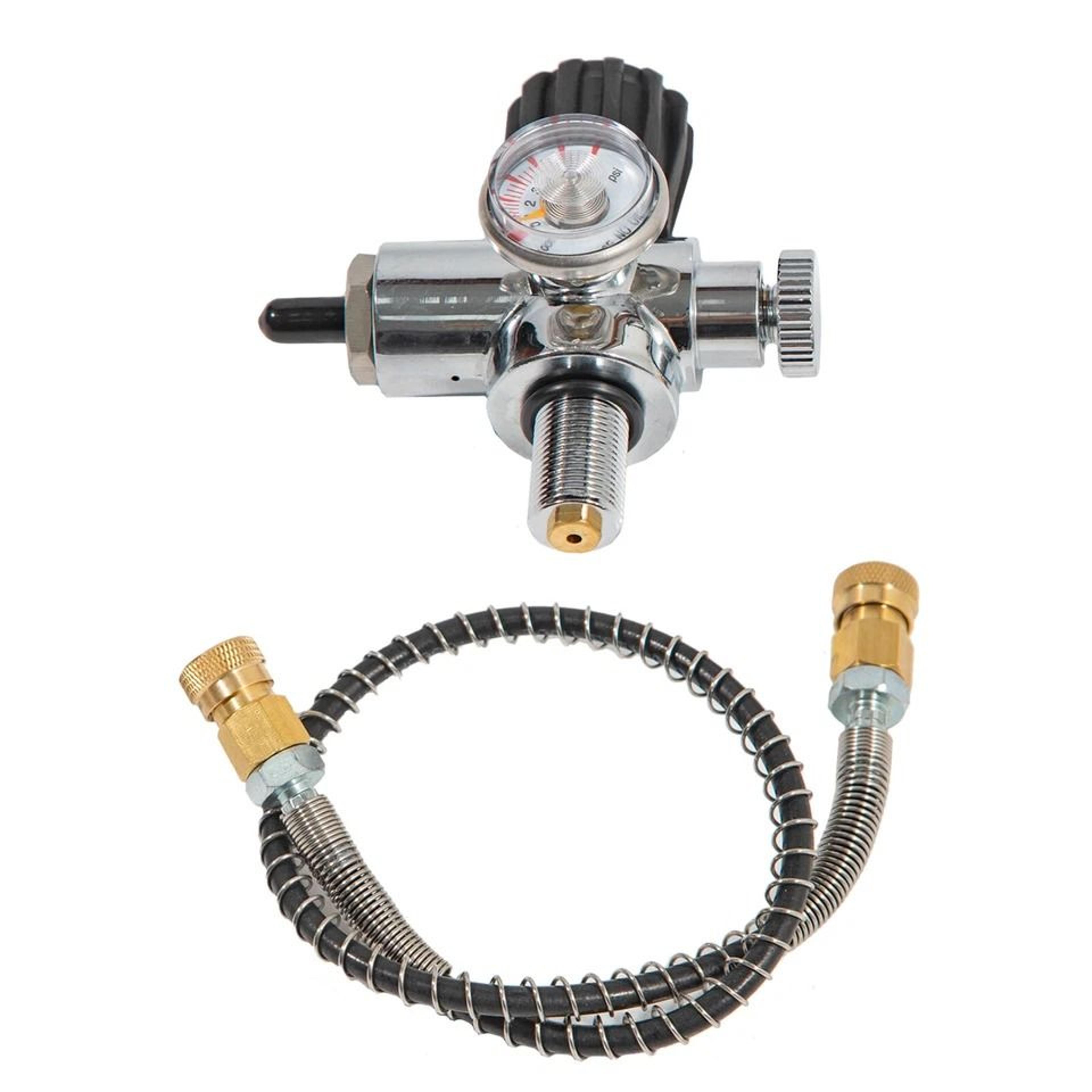 high pressure pcp air tank hose with valve regulator for scuba & scba