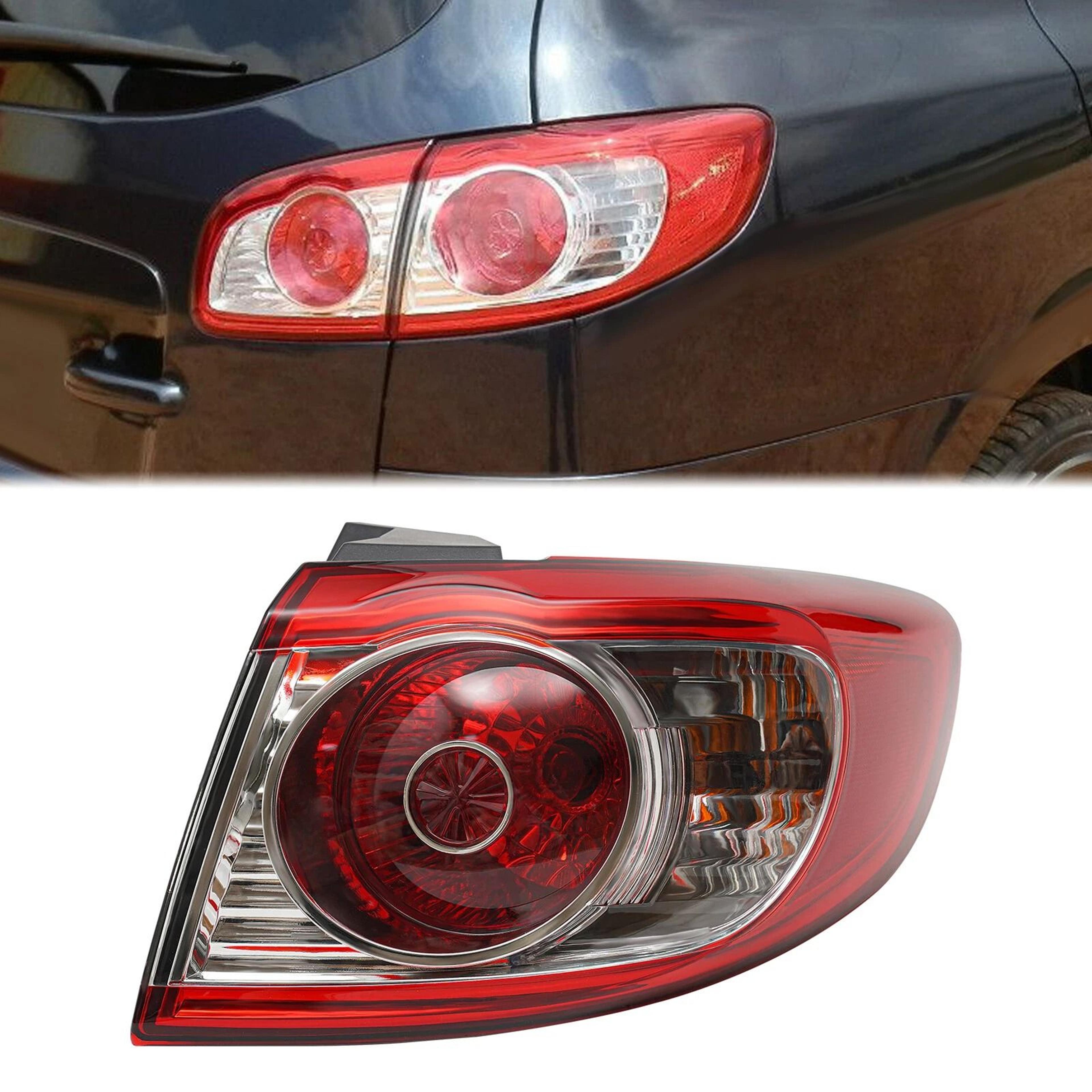 right side tail light assembly for hyundai santa fe durable replacement lamp
