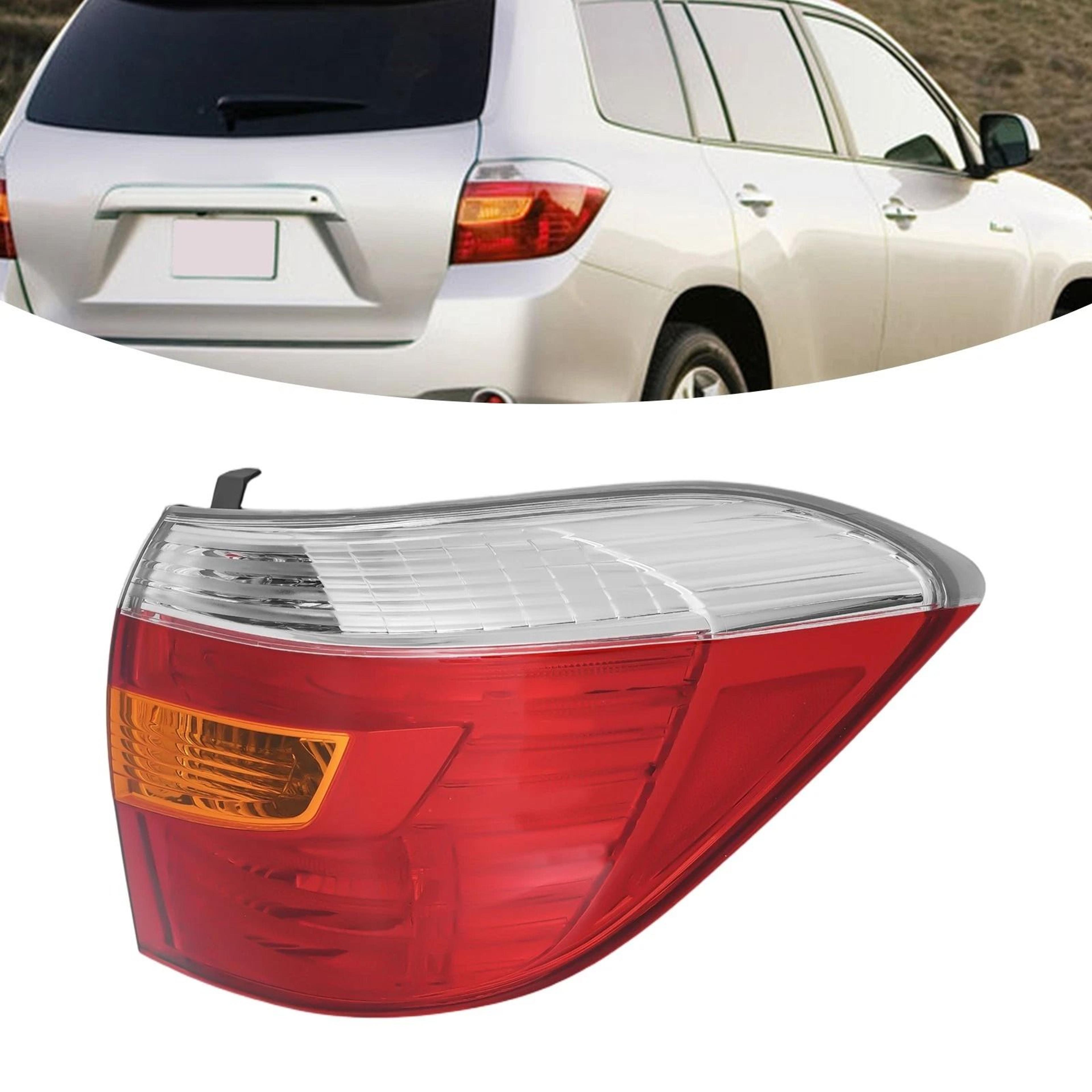 premium passenger side tail light for toyota highlander durable replacement lamp assembly