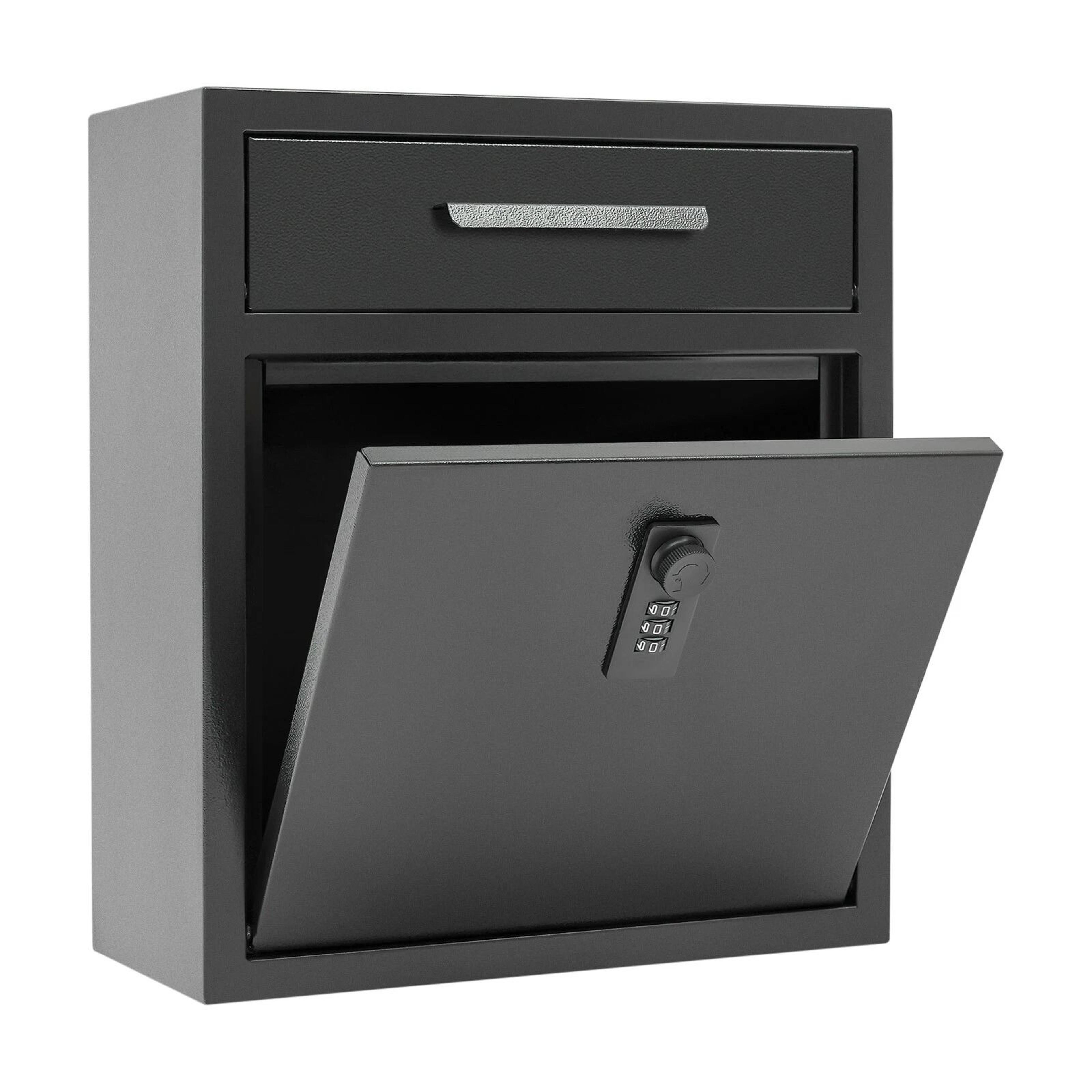 secureguard wall mounted mailbox with combination lock