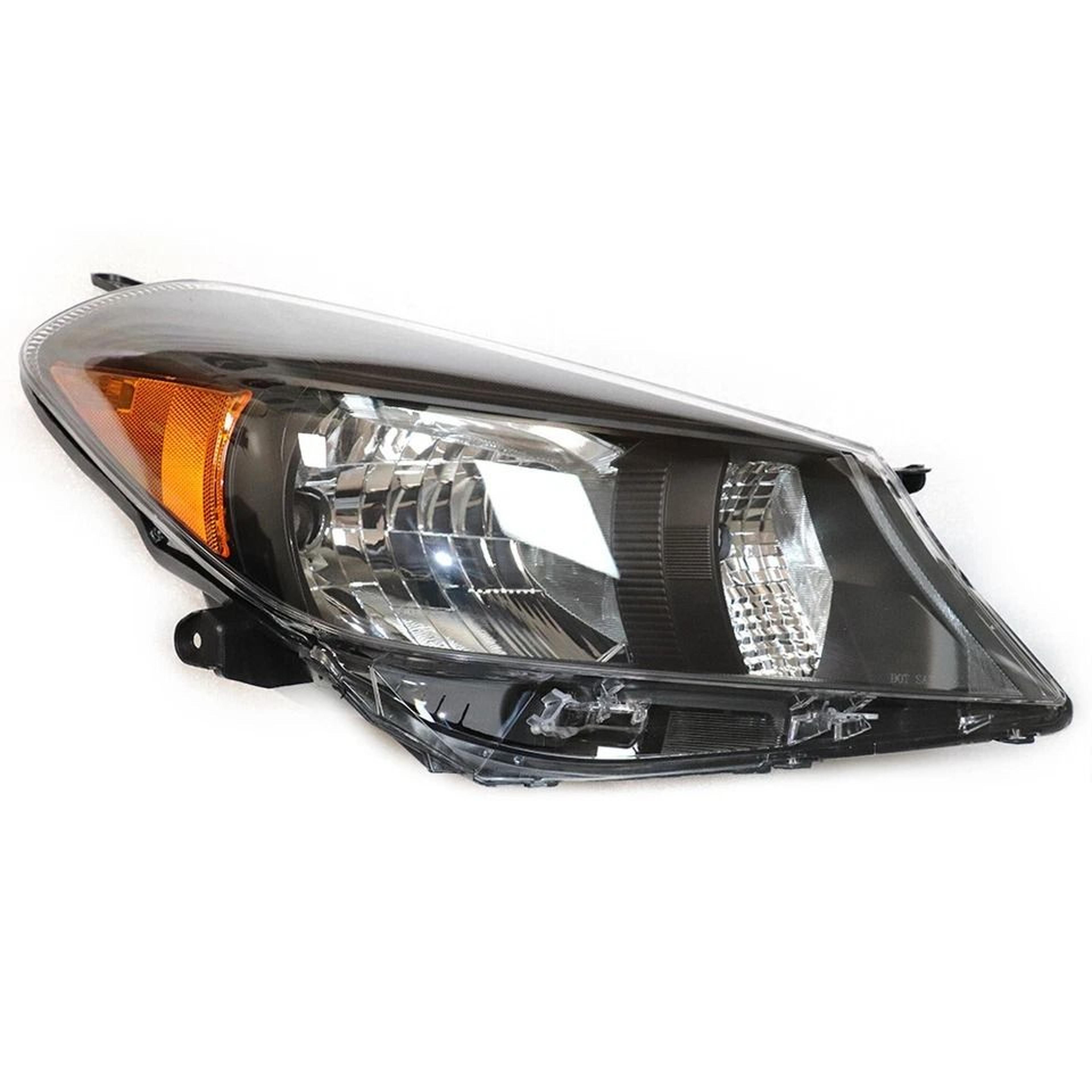 toyota yaris headlight hatchback passenger side assembly