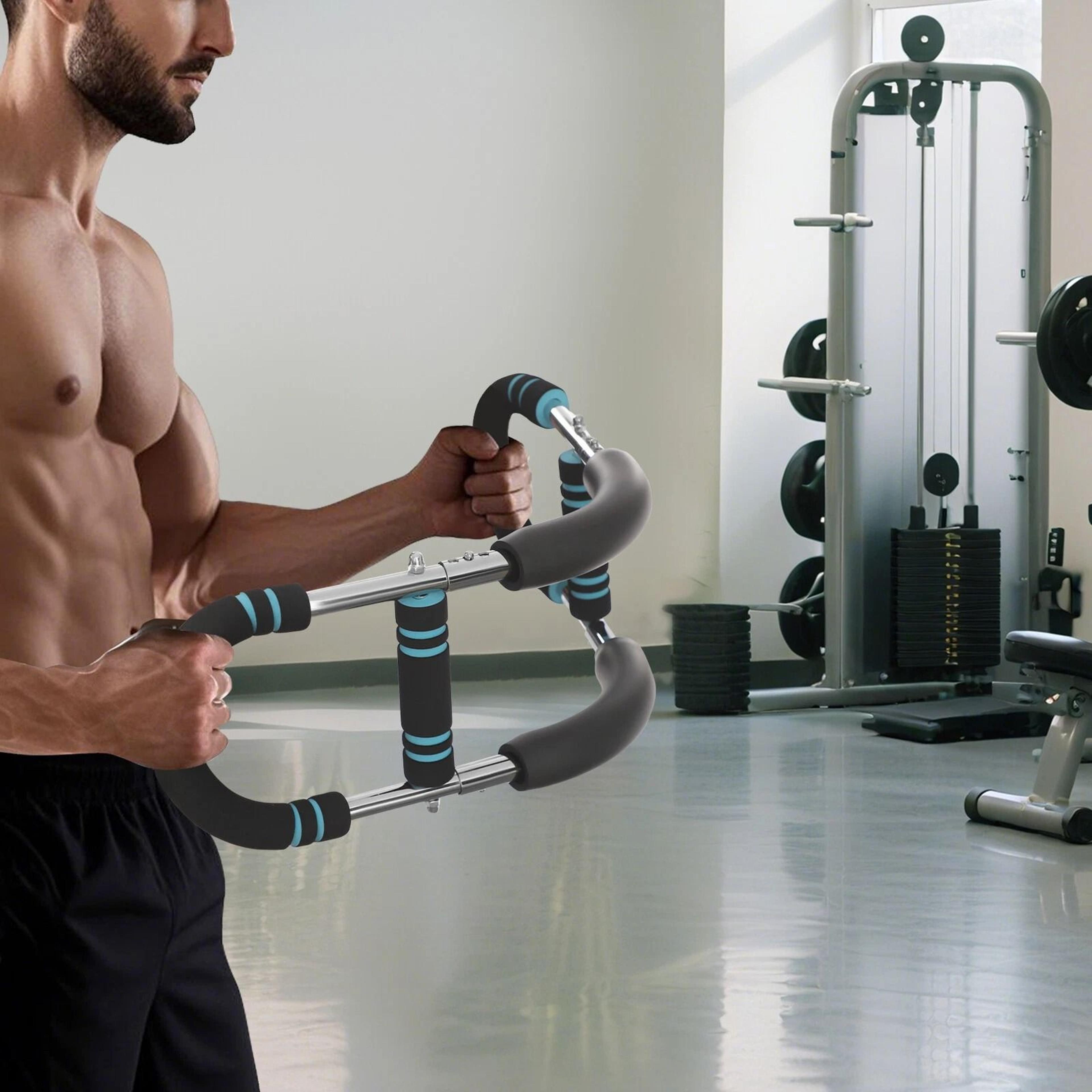 adjustable arm trainer for upper body strength and home gym workouts