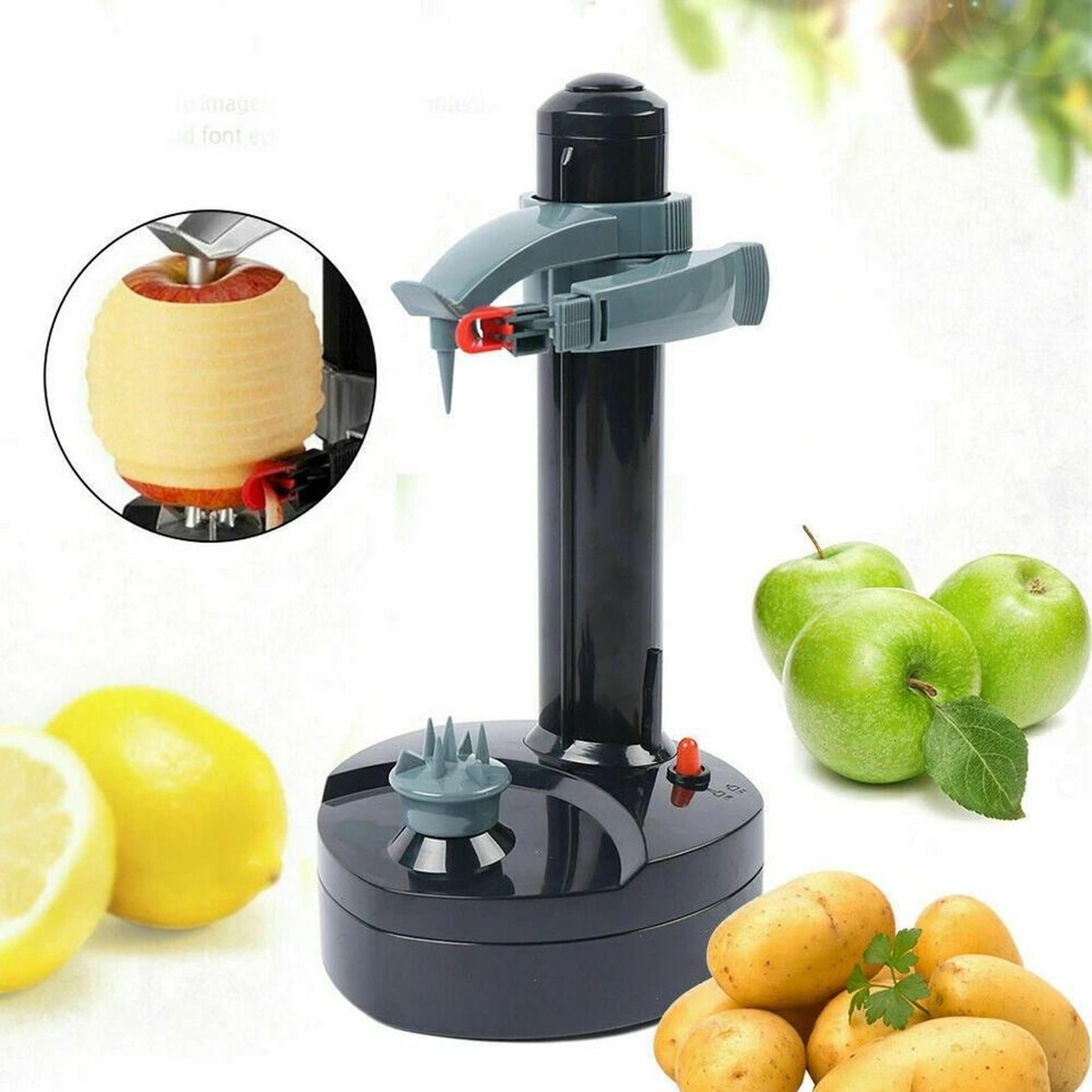 automatic electric vegetable peeler for potatoes apples and fruit