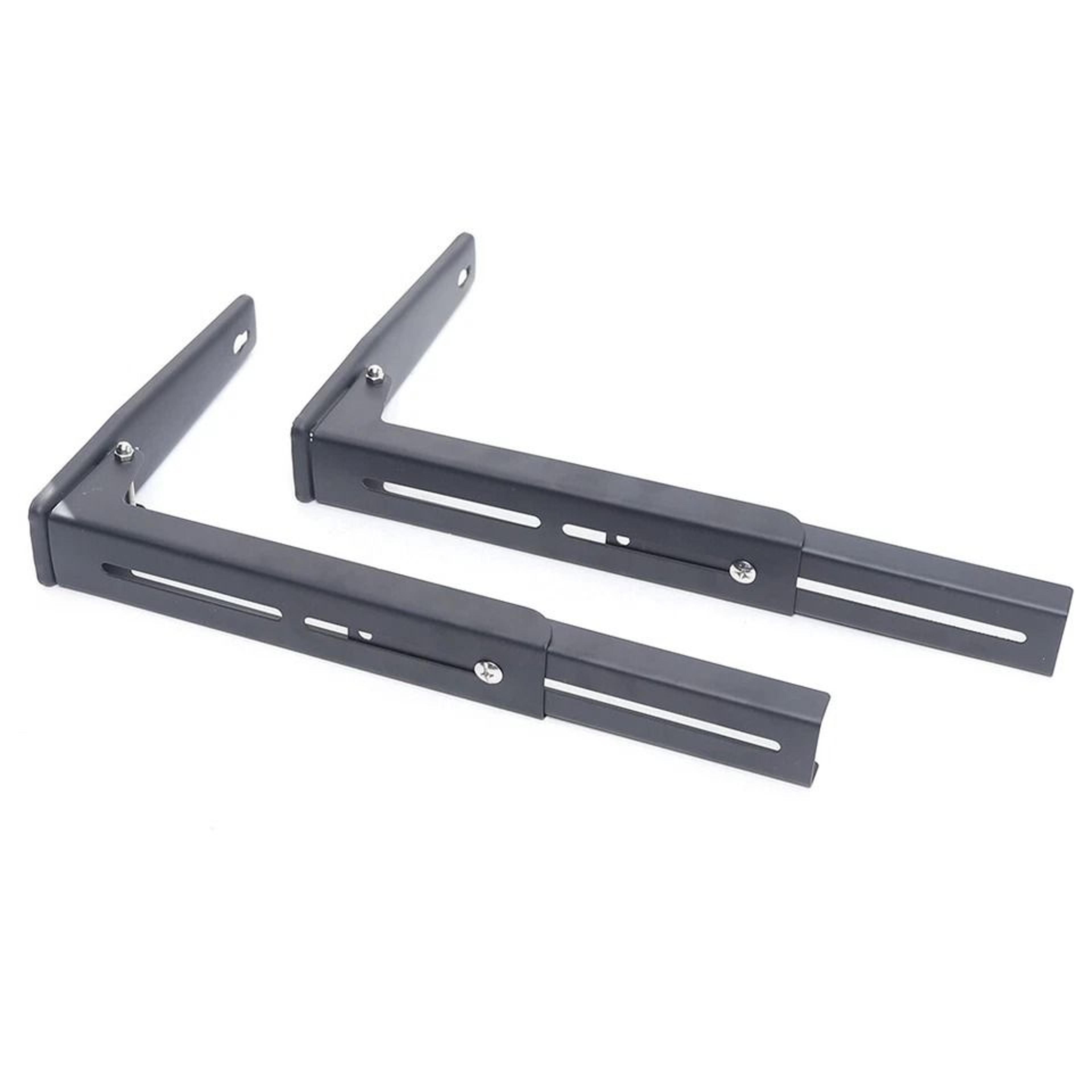 heavy duty microwave wall shelf adjustable stainless steel bracket
