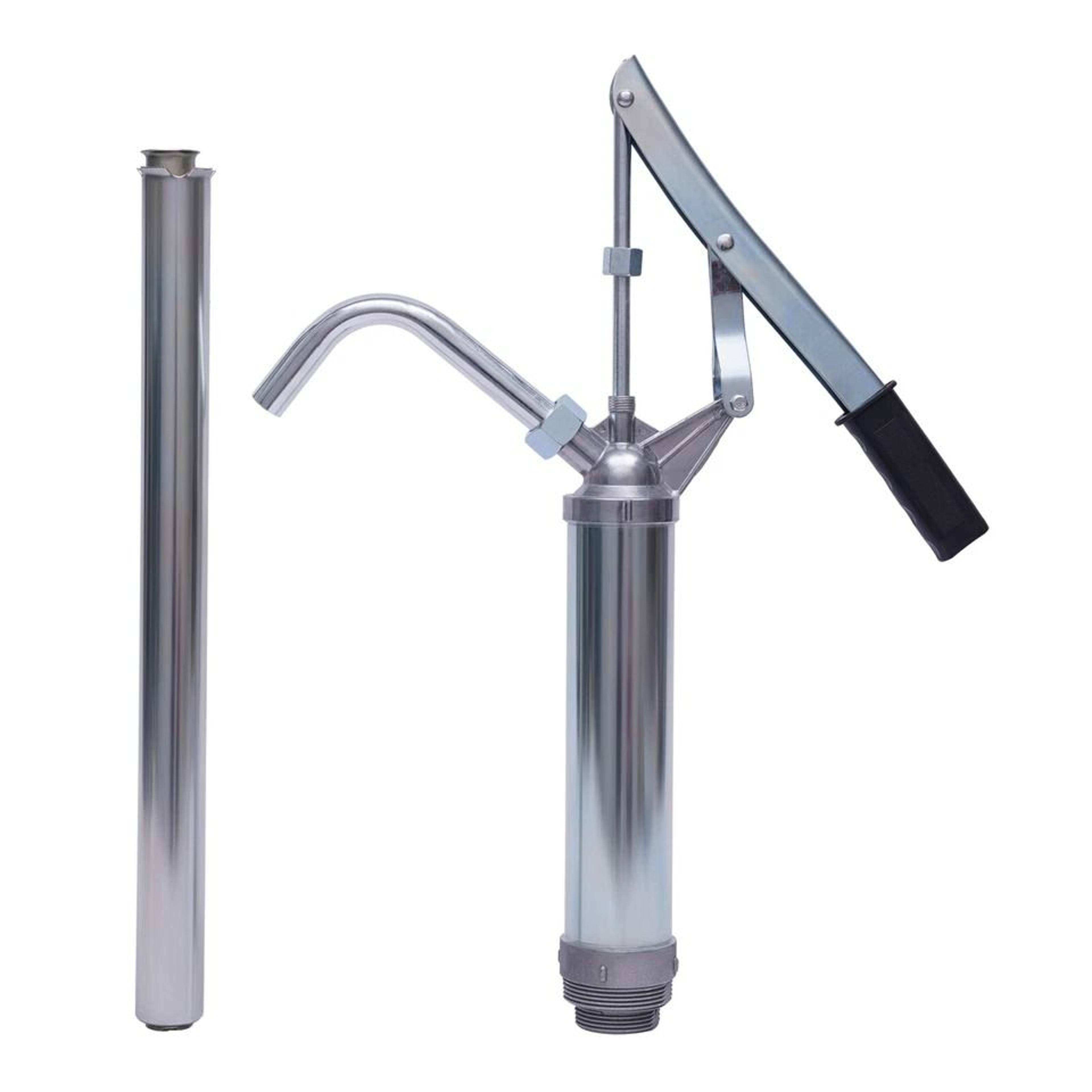 adjustable steel gallon drum pump for fast manual liquid transfer
