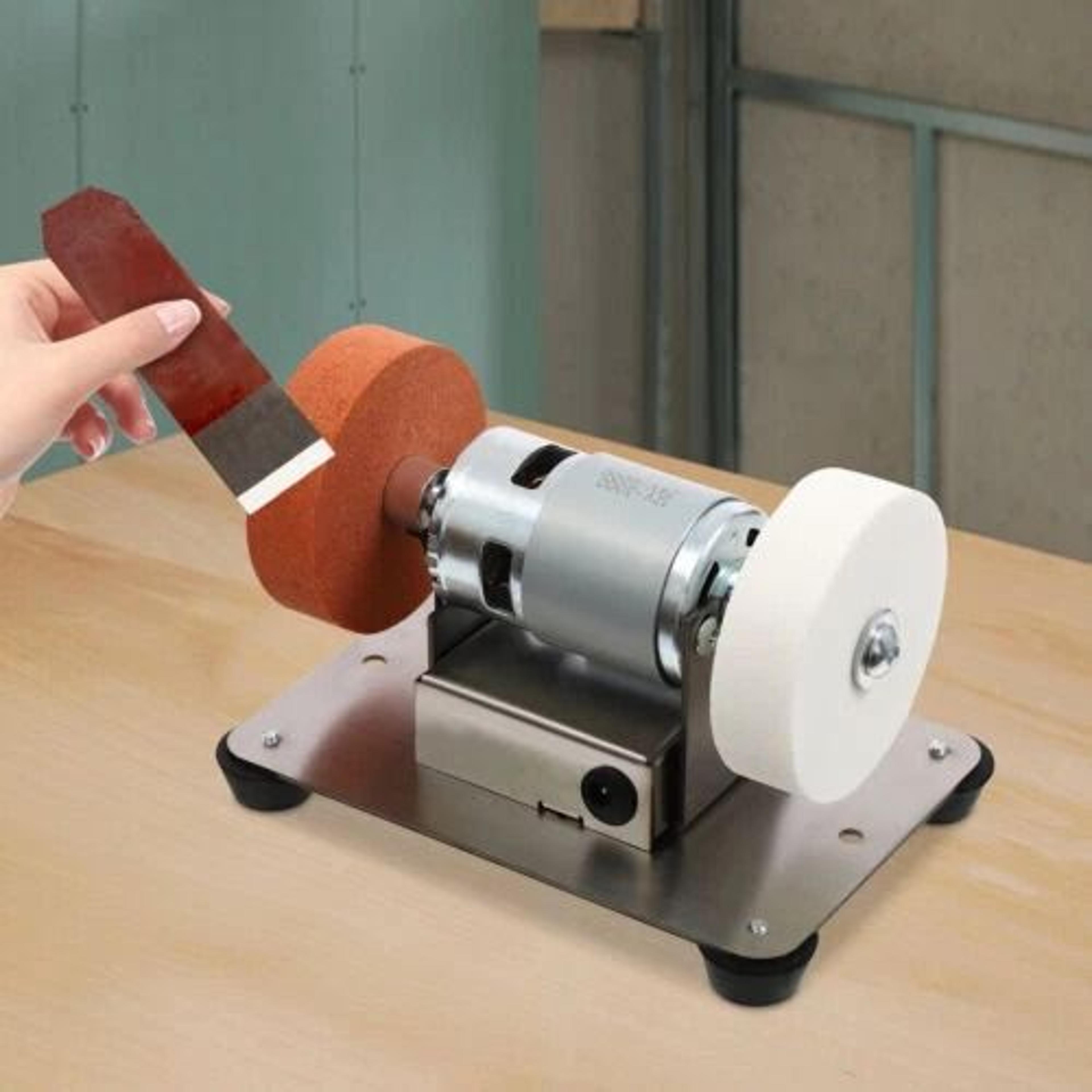 benchtop grinder variable speed mini bench grinder for sharpening & polishing