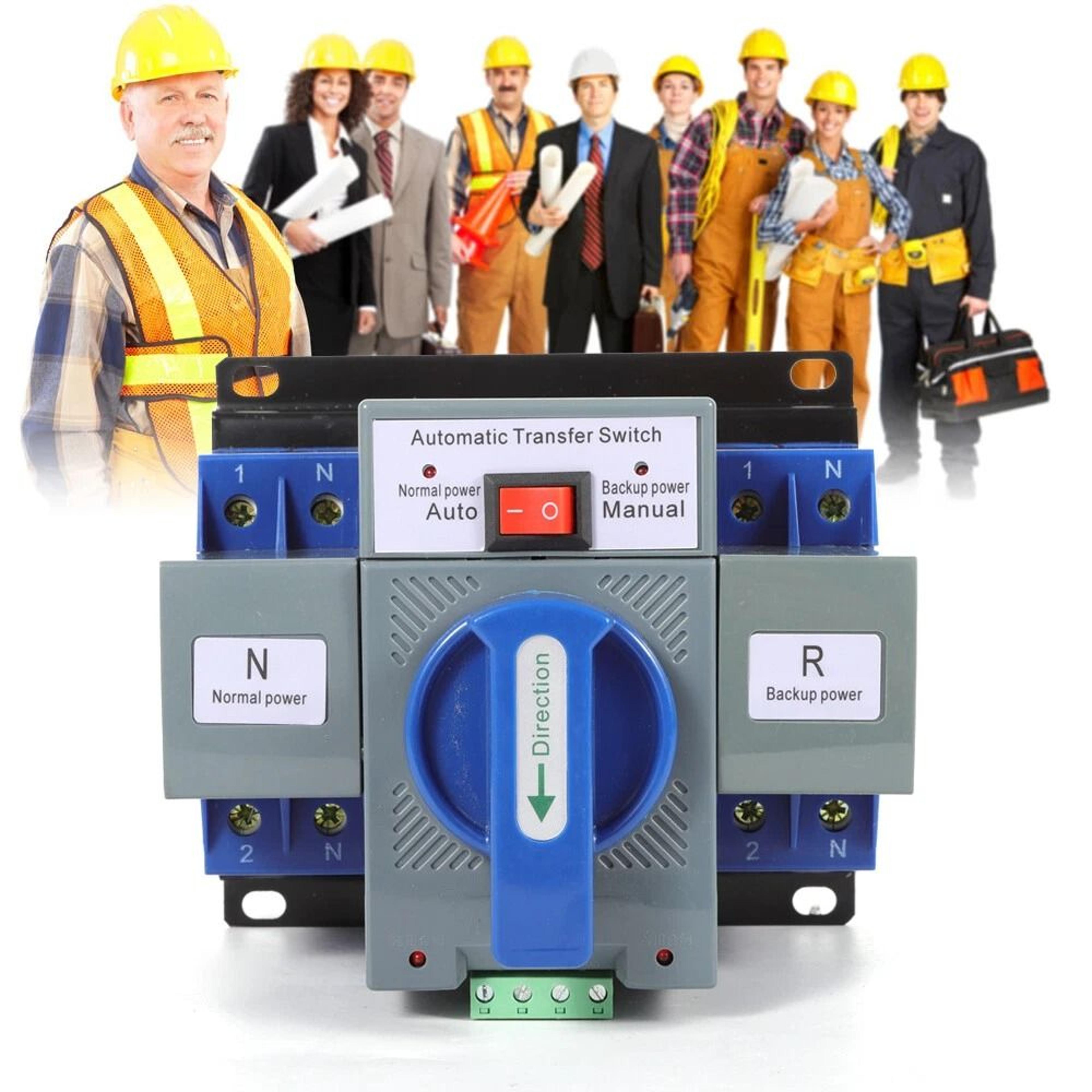 automatic transfer switch dual power changeover switch