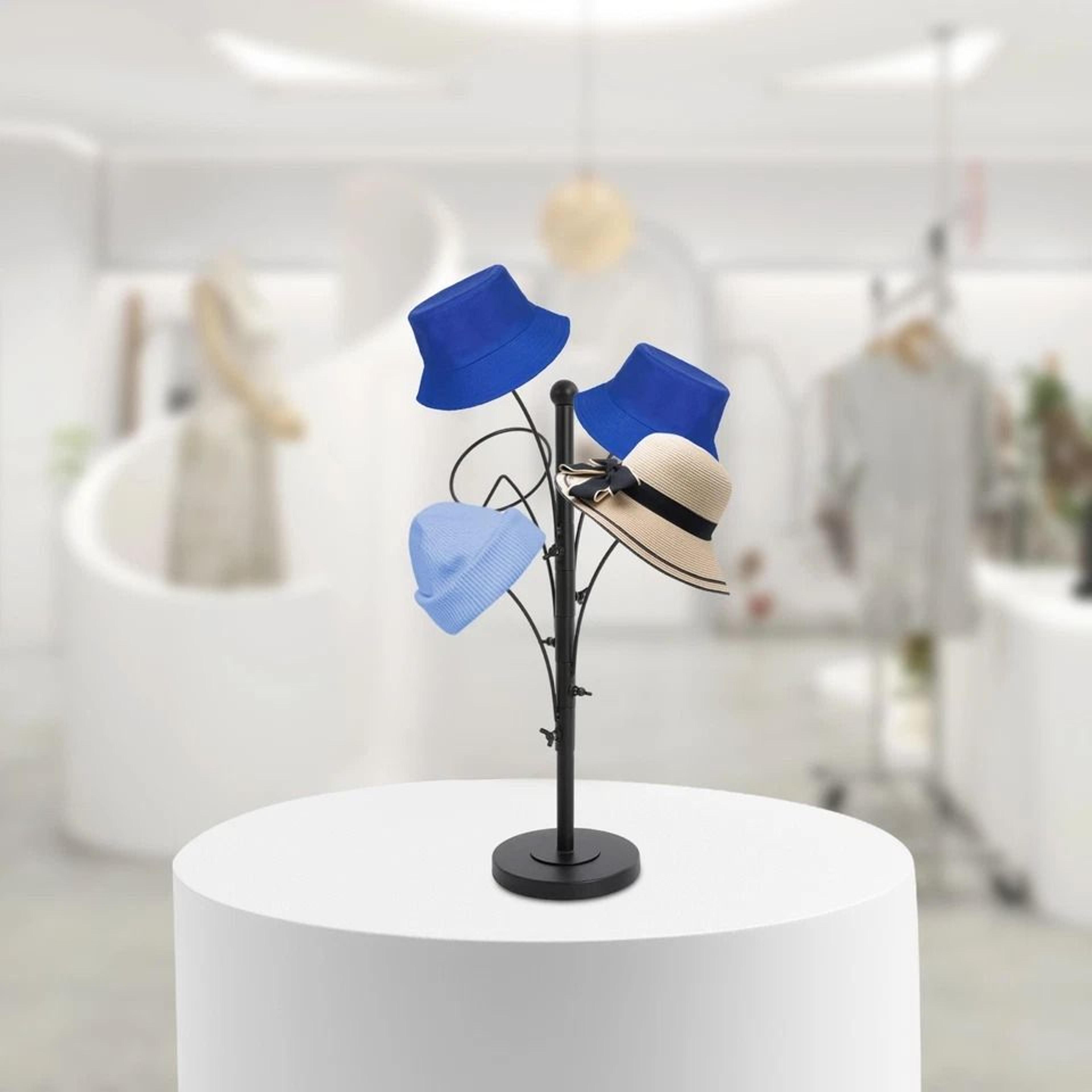 modern hat stand display rack for hat storage and stylish home decor