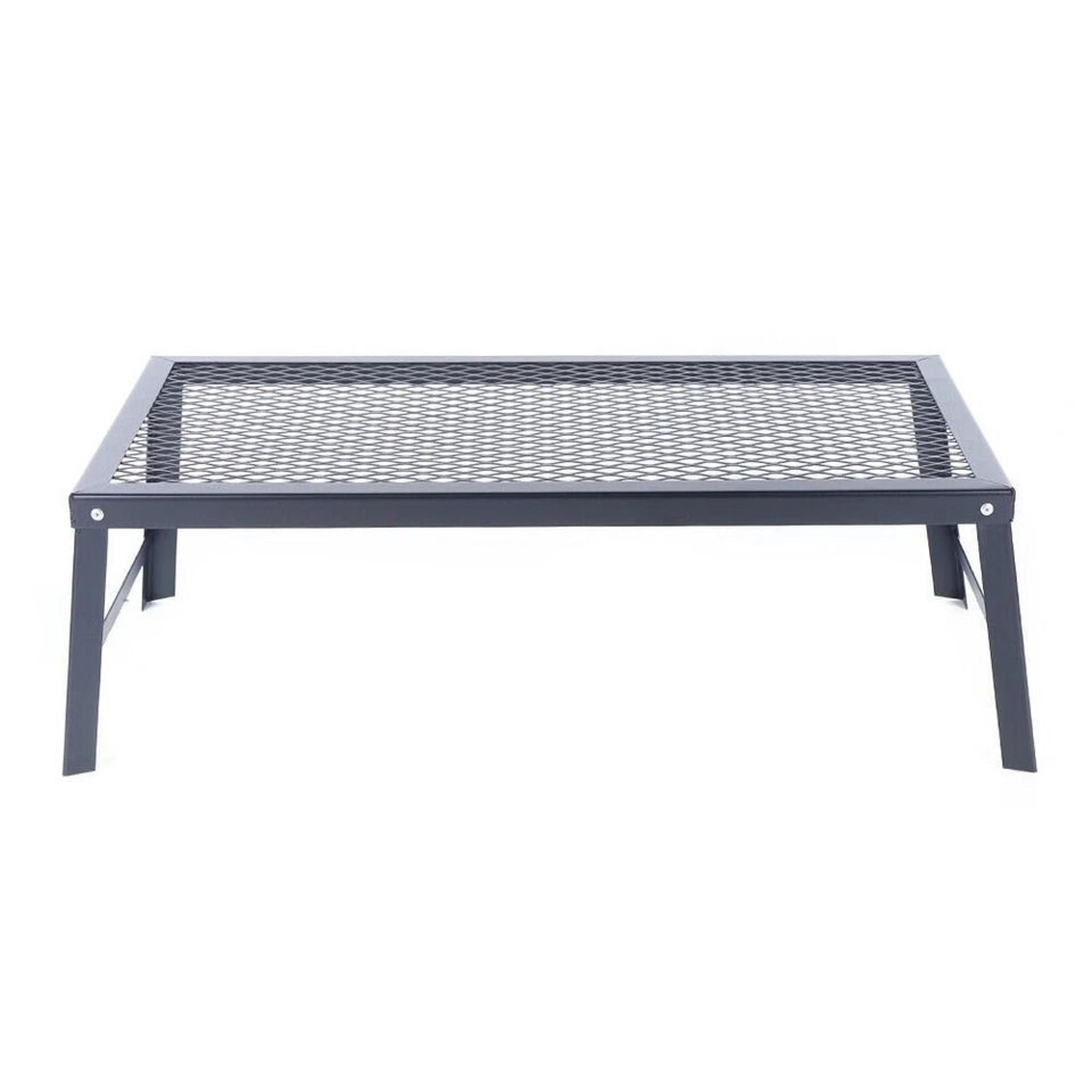 foldable camping grill portable fire pit grate for campfire cooking
