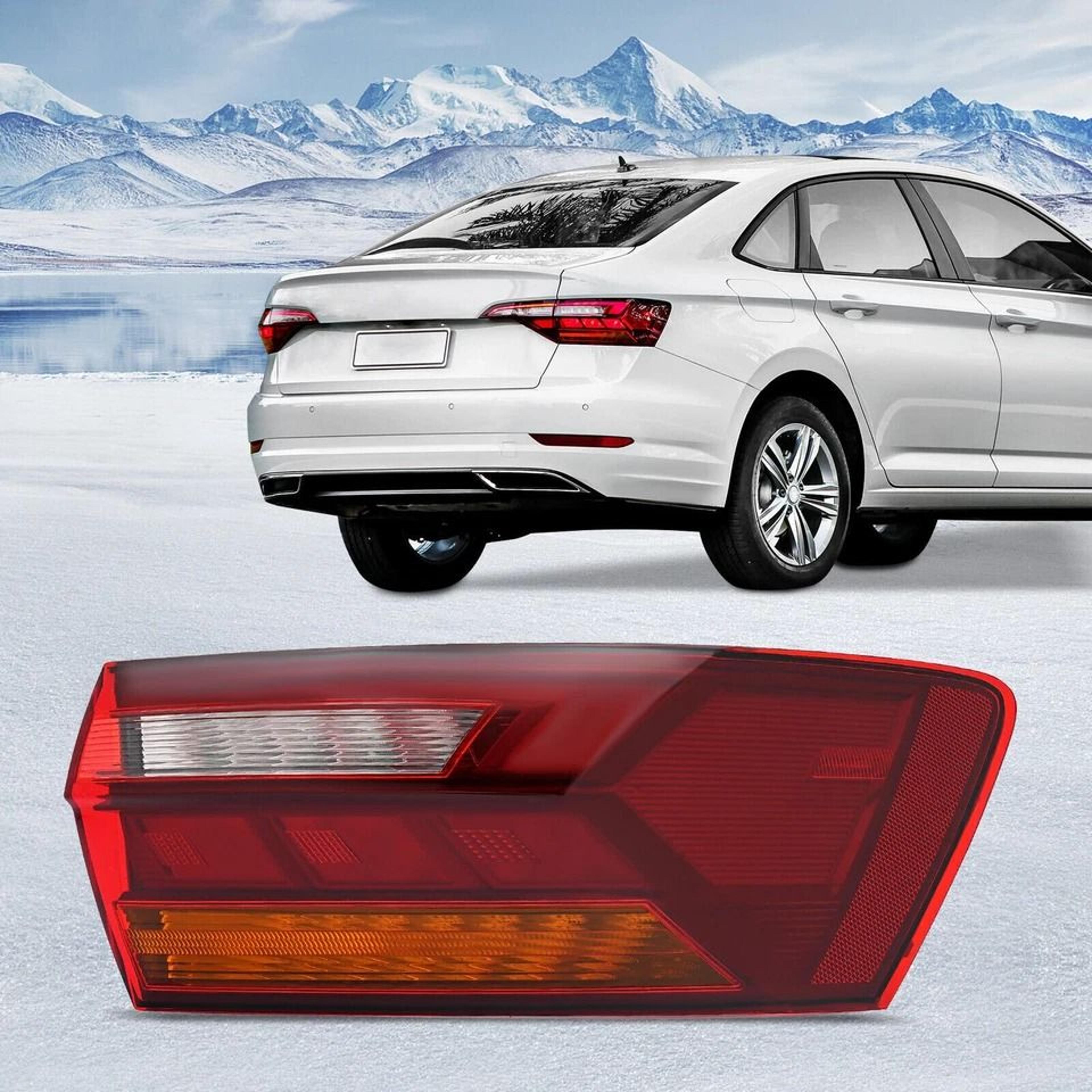 volkswagen jetta passenger side led tail light assembly rear outer brake lamp