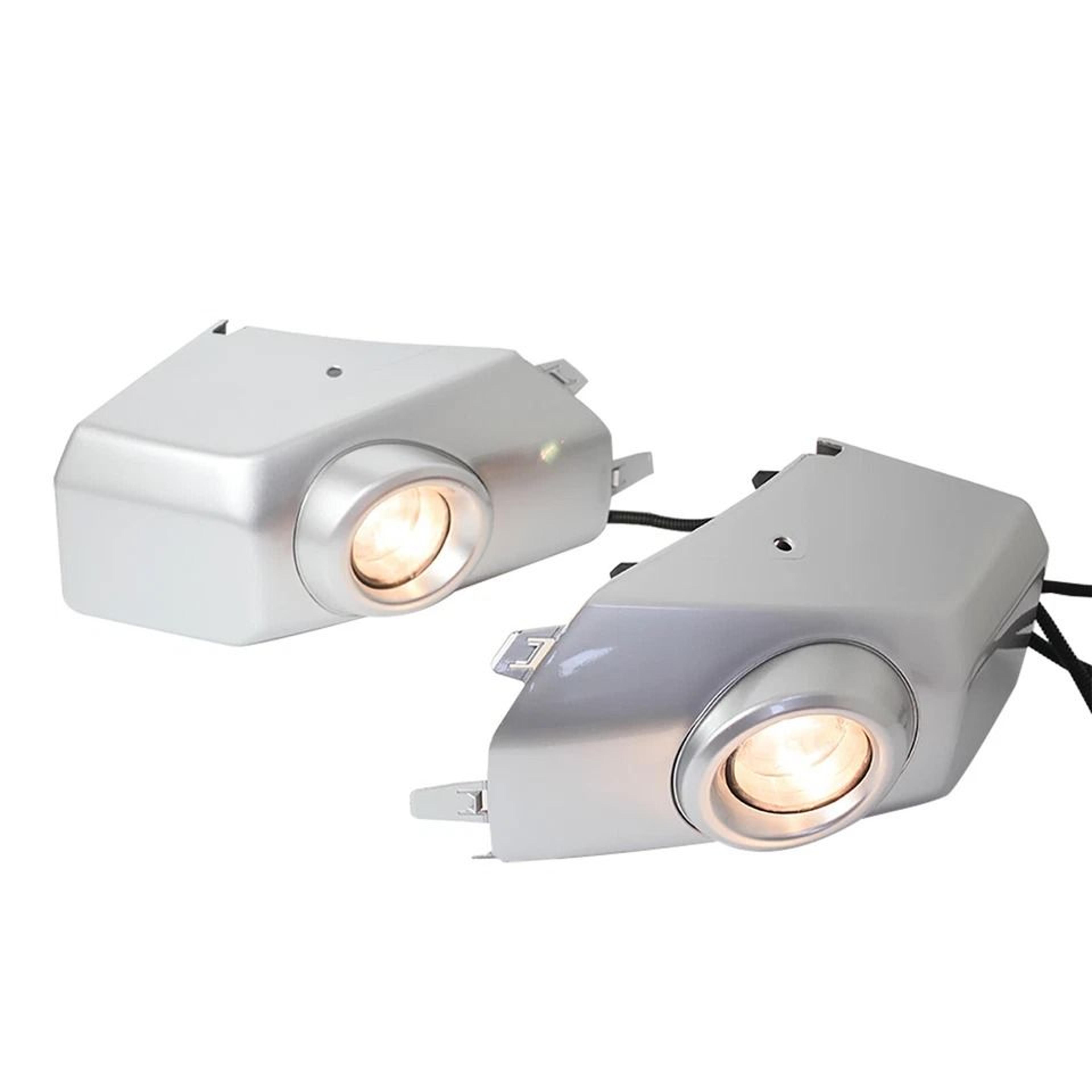 toyota fj cruiser oem style front bumper fog lights
