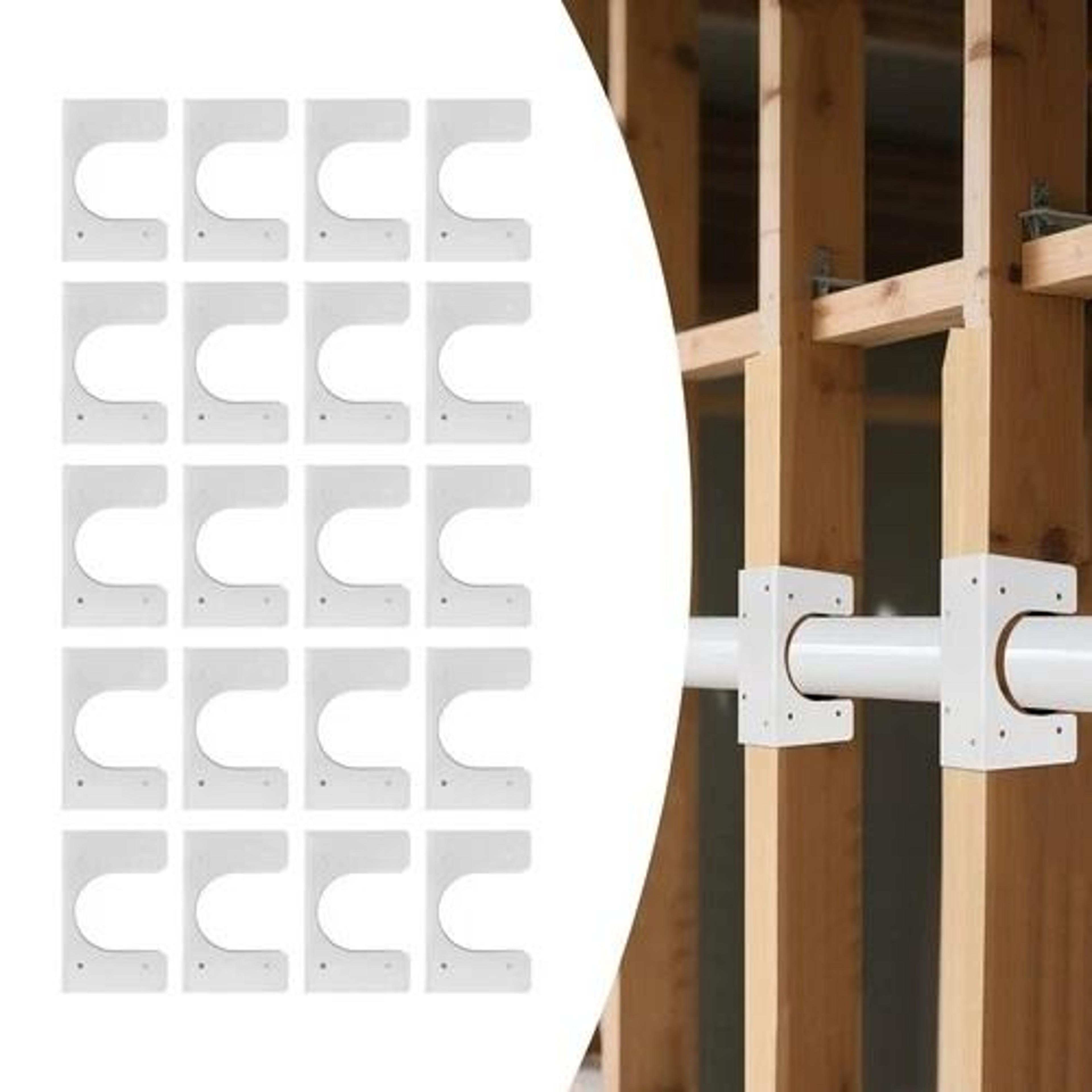 metal stud shoes for wood studs pipe and wire protection plates