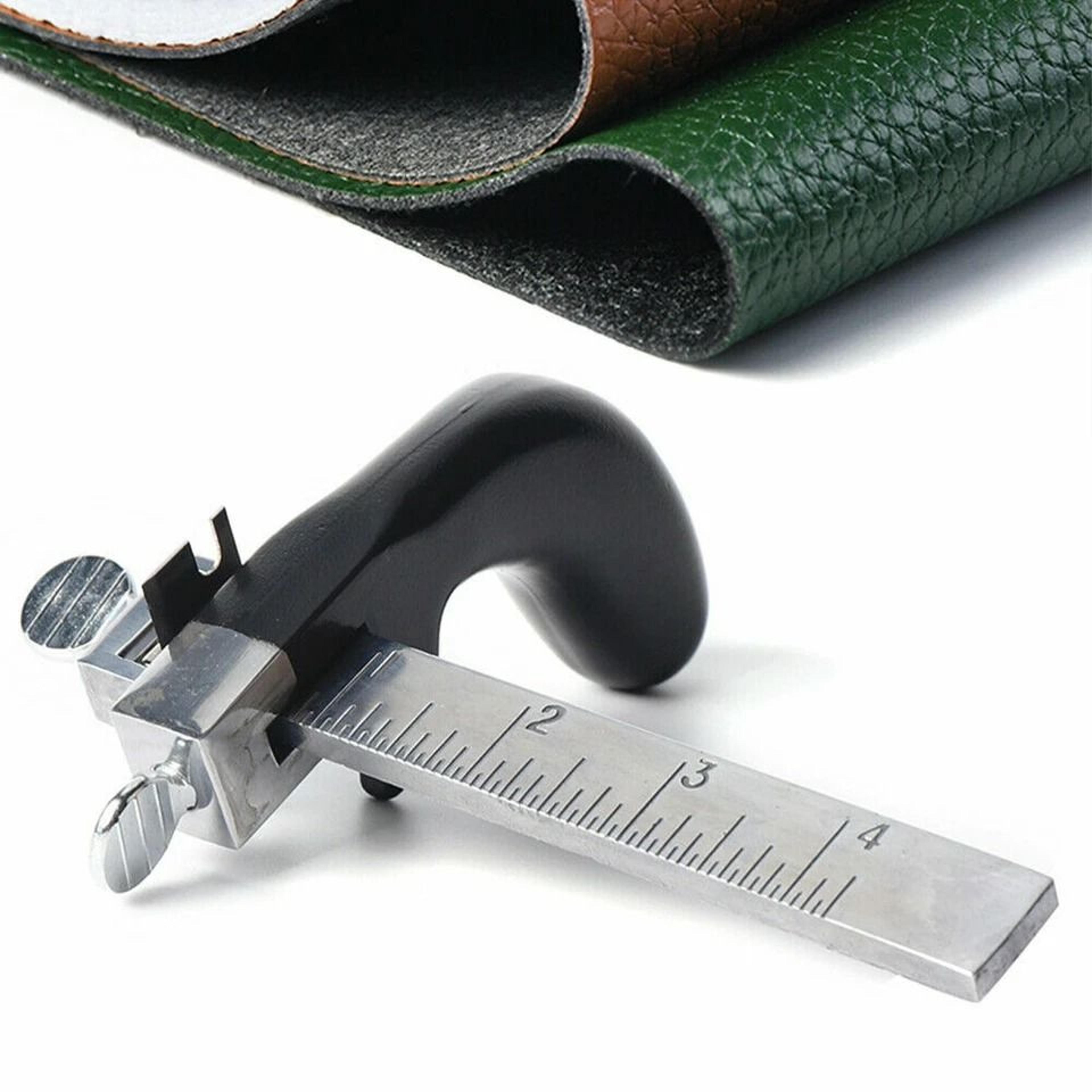 adjustable leather strap cutter and belt strip skiver tool