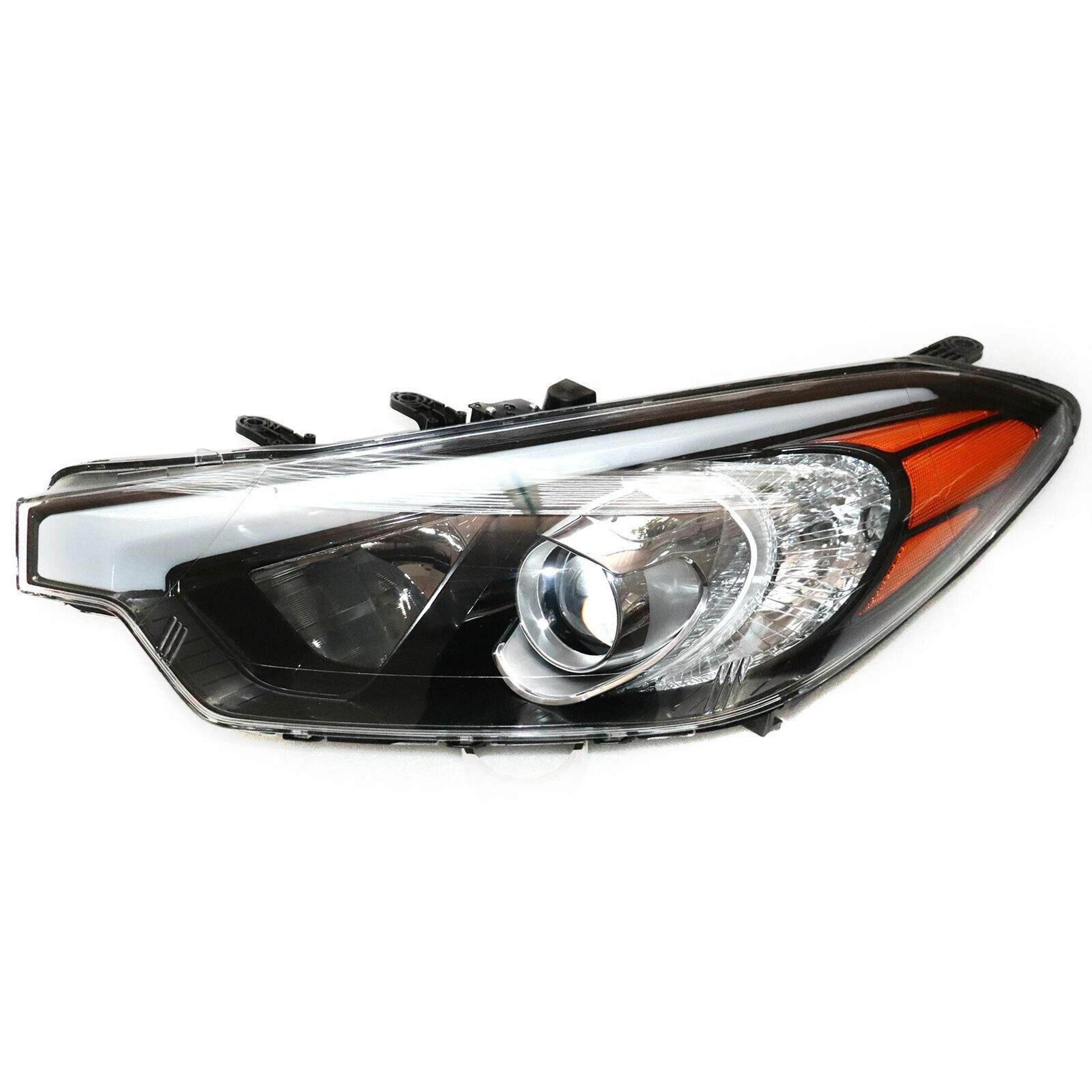kia forte driver side halogen headlight assembly left front lamp