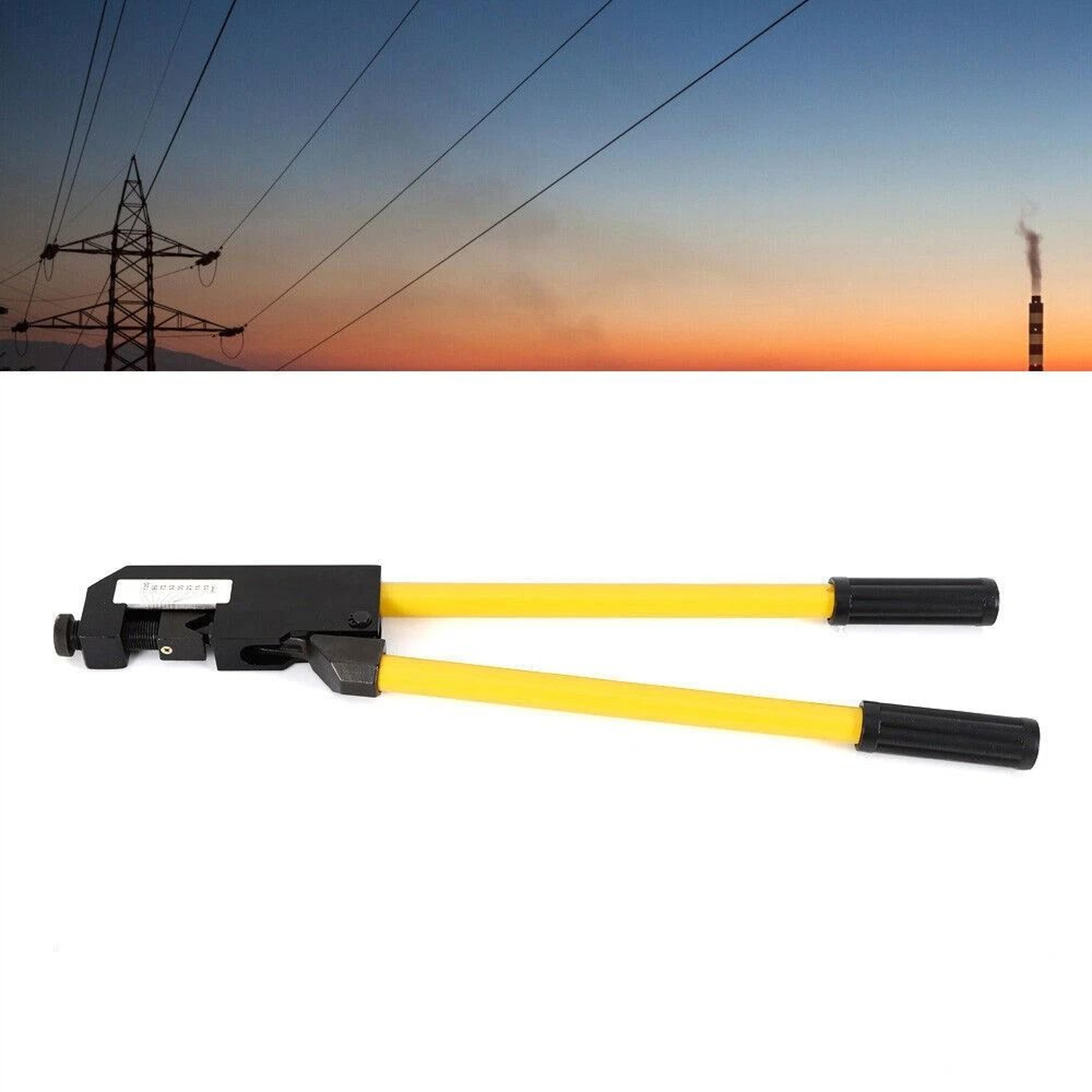 heavy duty wire cable lug crimper for copper terminals and battery cables