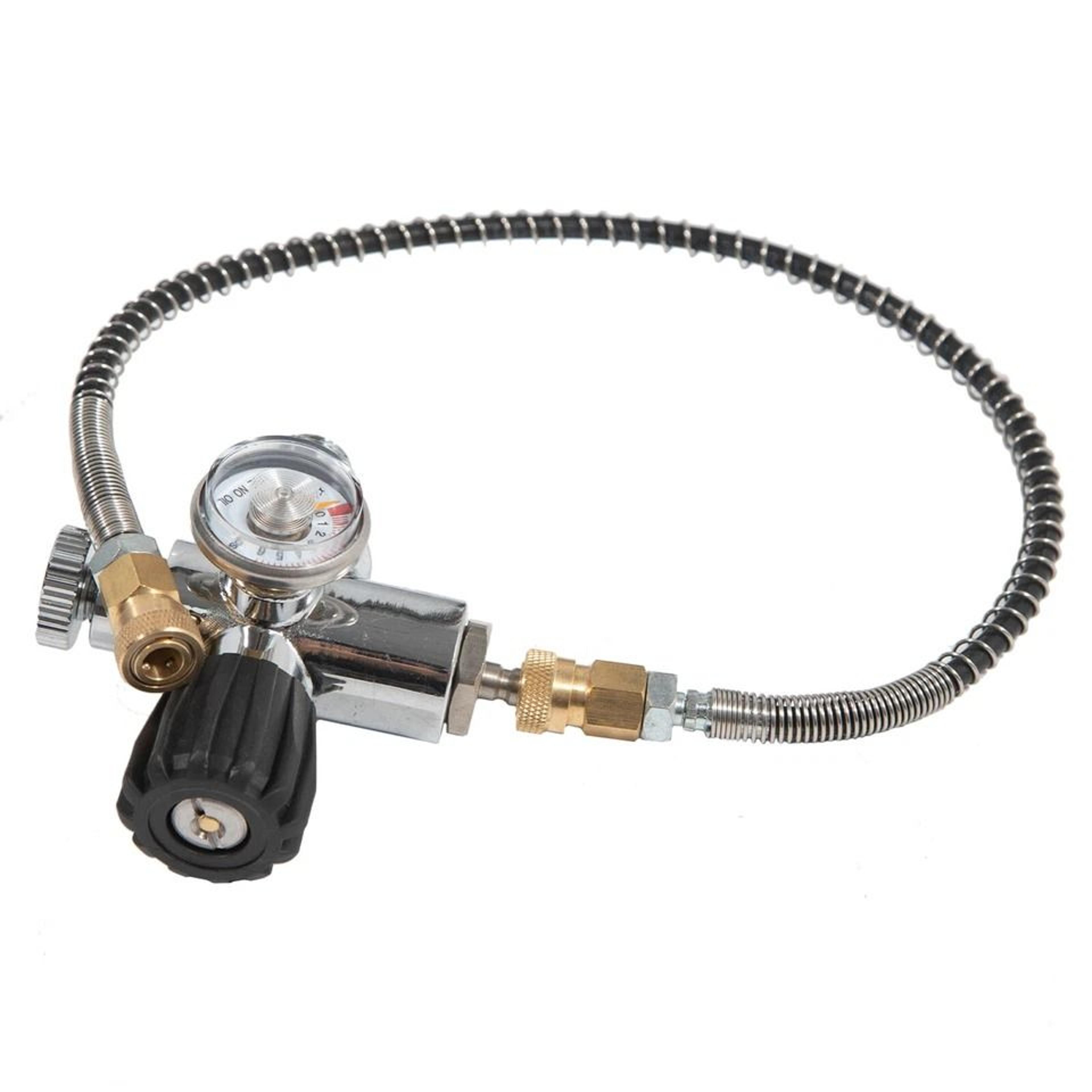 pcp fill station valve regulator hose for scba scuba air tanks