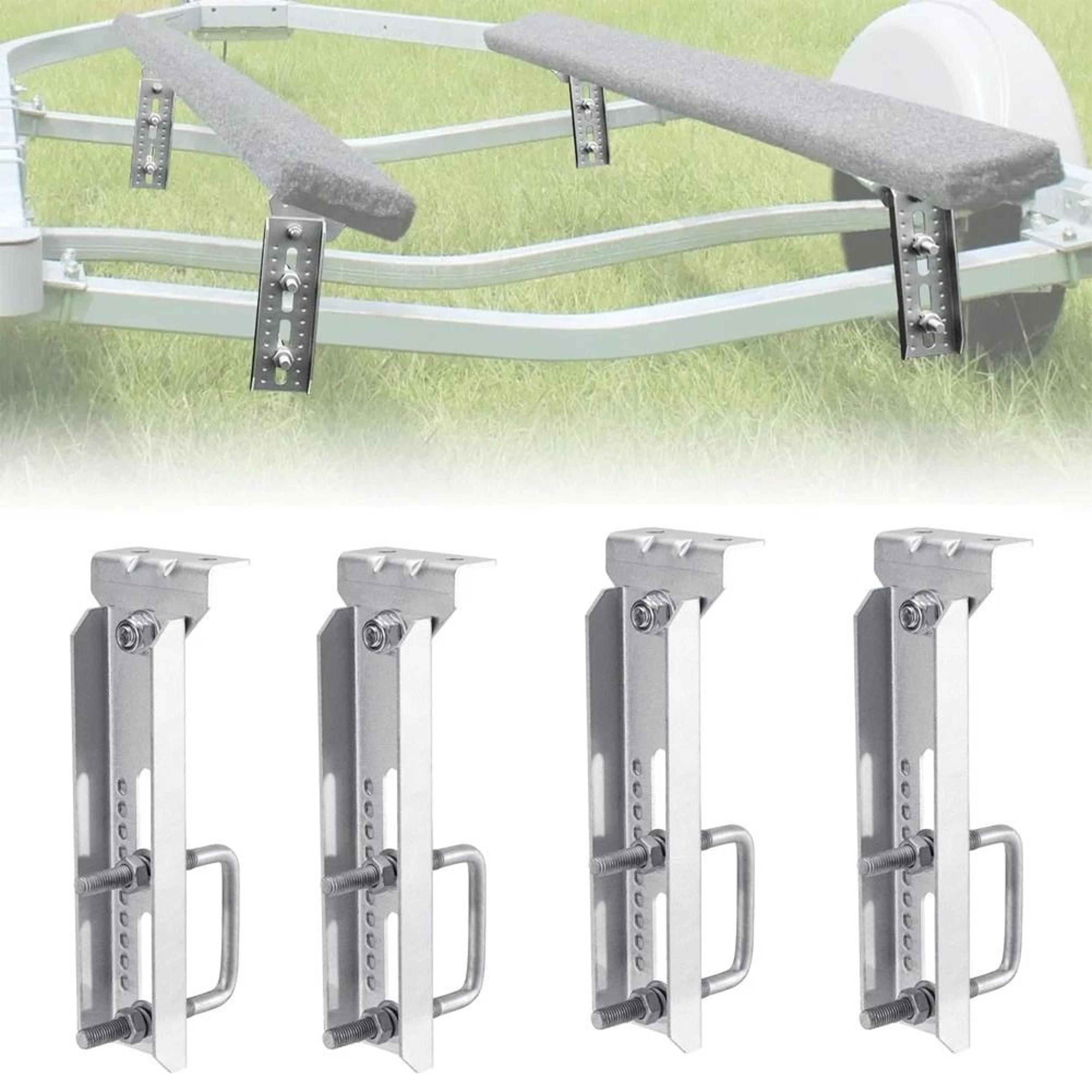 galvanized swivel boat trailer bunk bracket kit for crossmembers