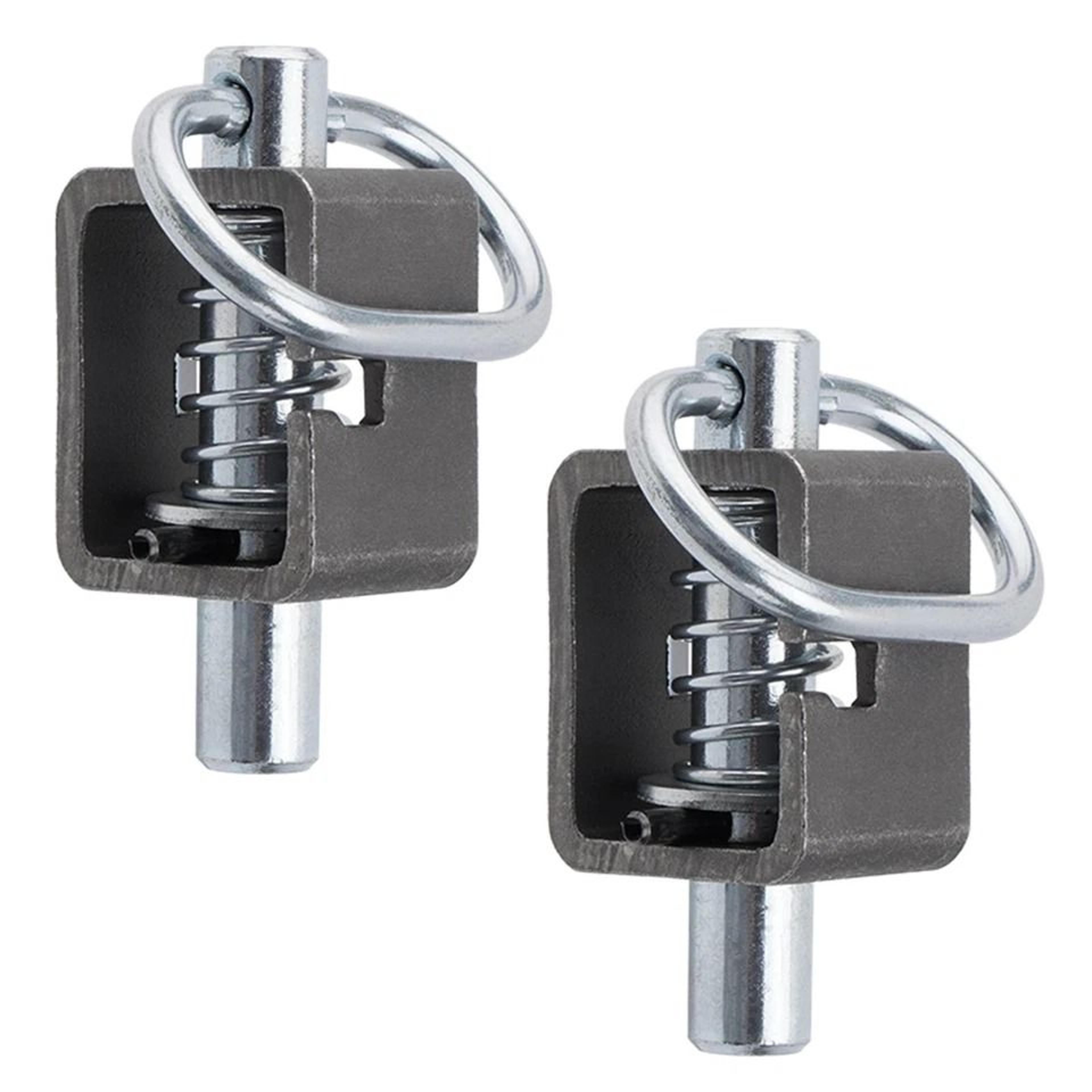 heavy duty spring pin latch lock assembly spring loaded latch pin metal trailer hardware
