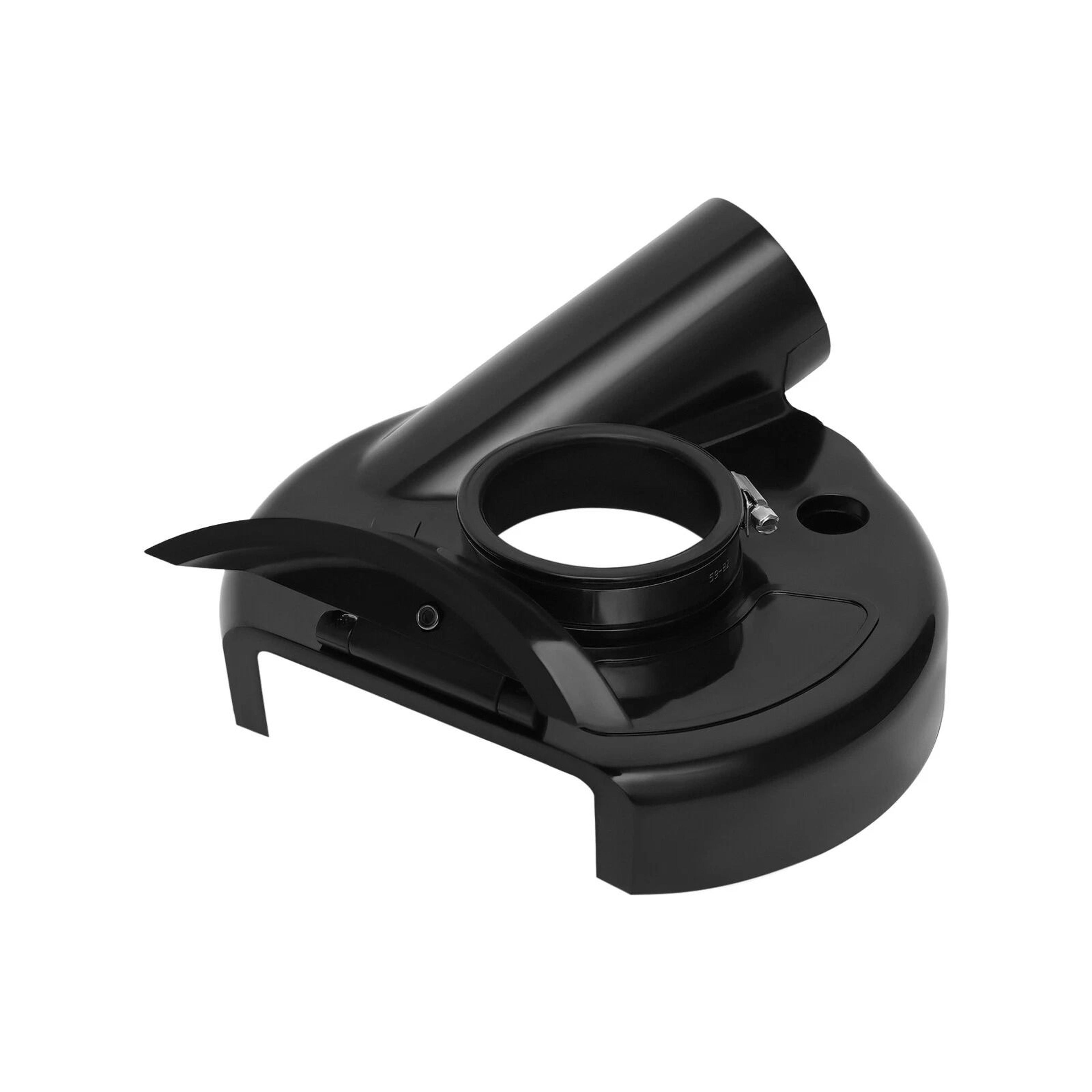 universal angle grinder dust shroud with vacuum dust collection cover