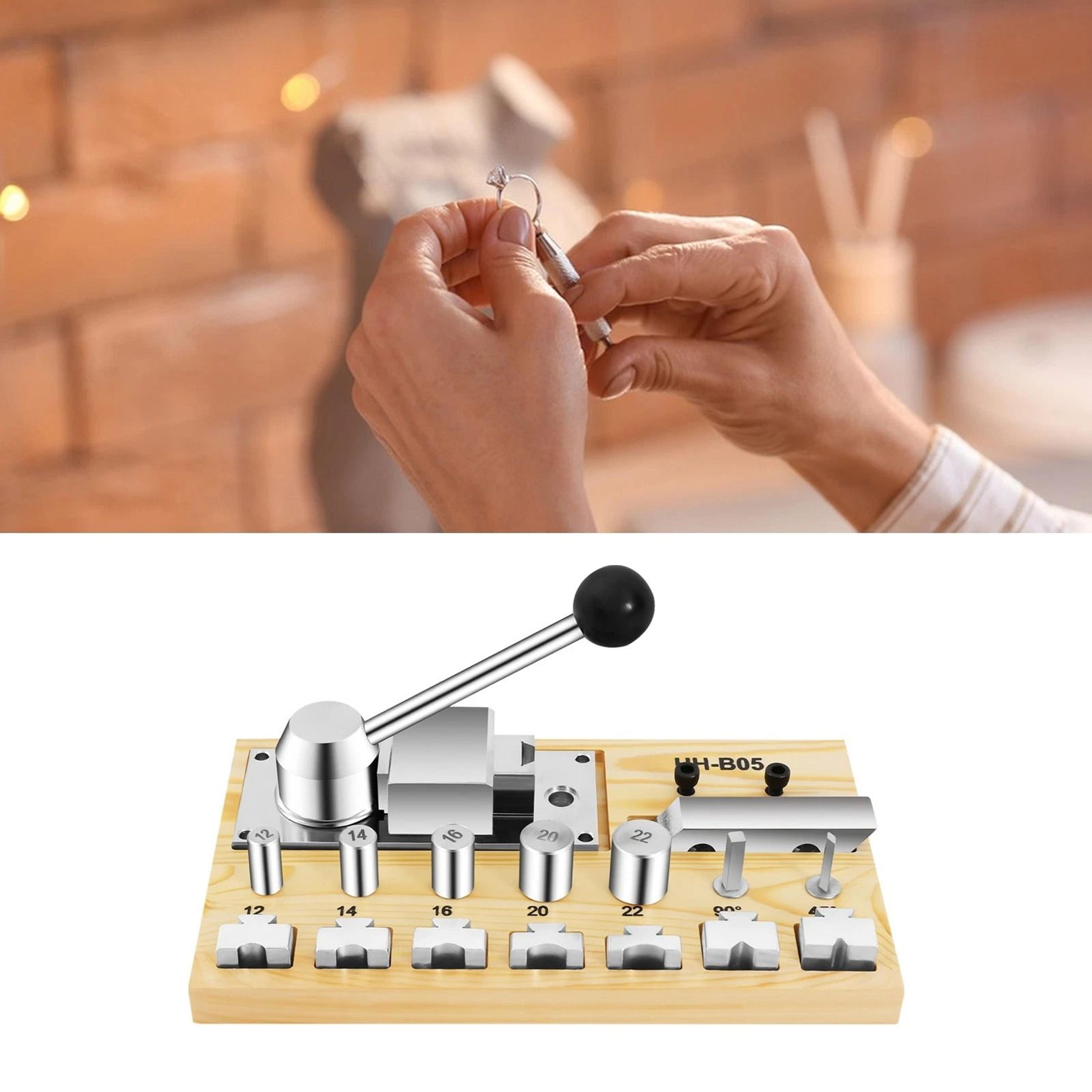 hand crank ring bender tool for jewelry rings bracelets and earrings