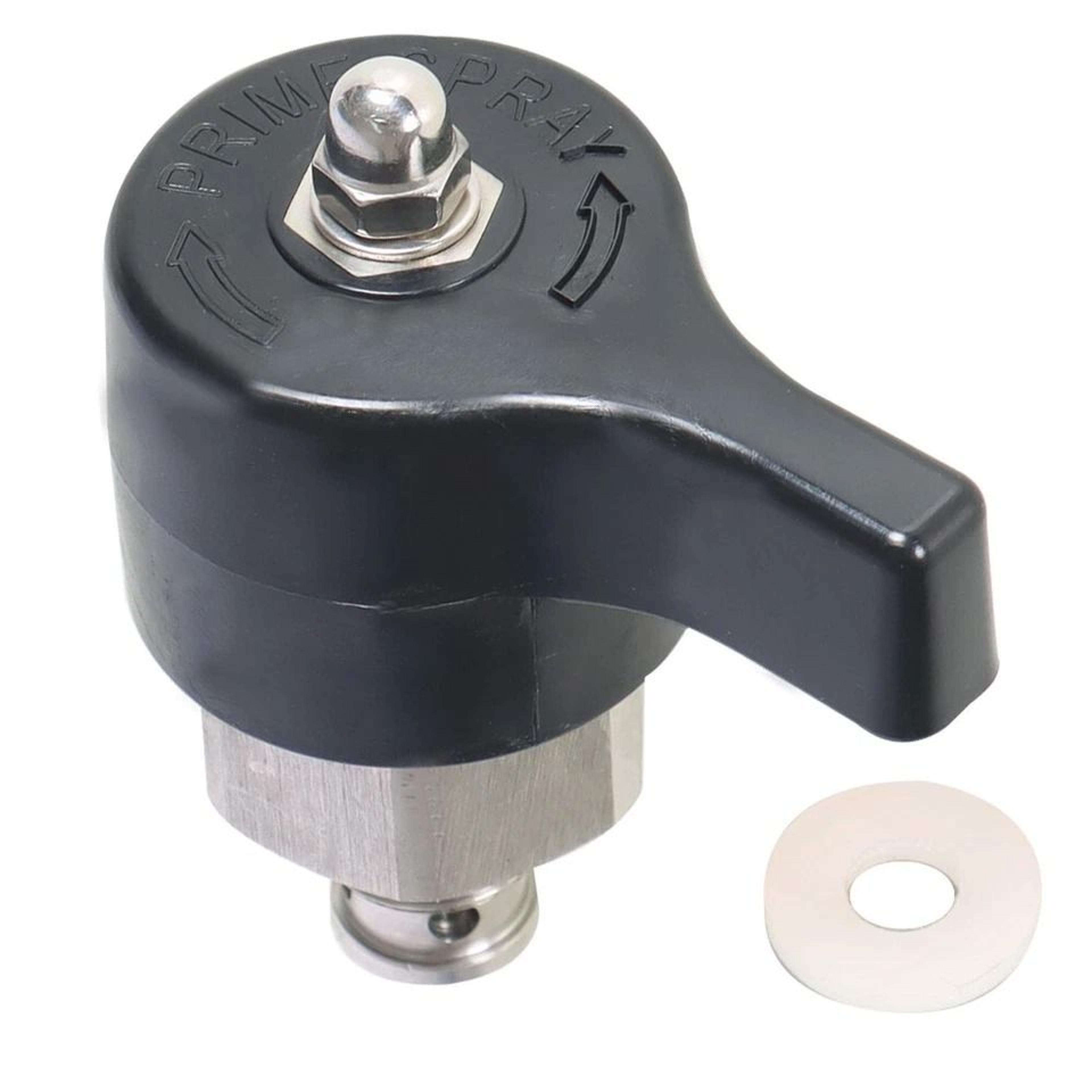 airless sprayer drain valve prime switch for sprayers