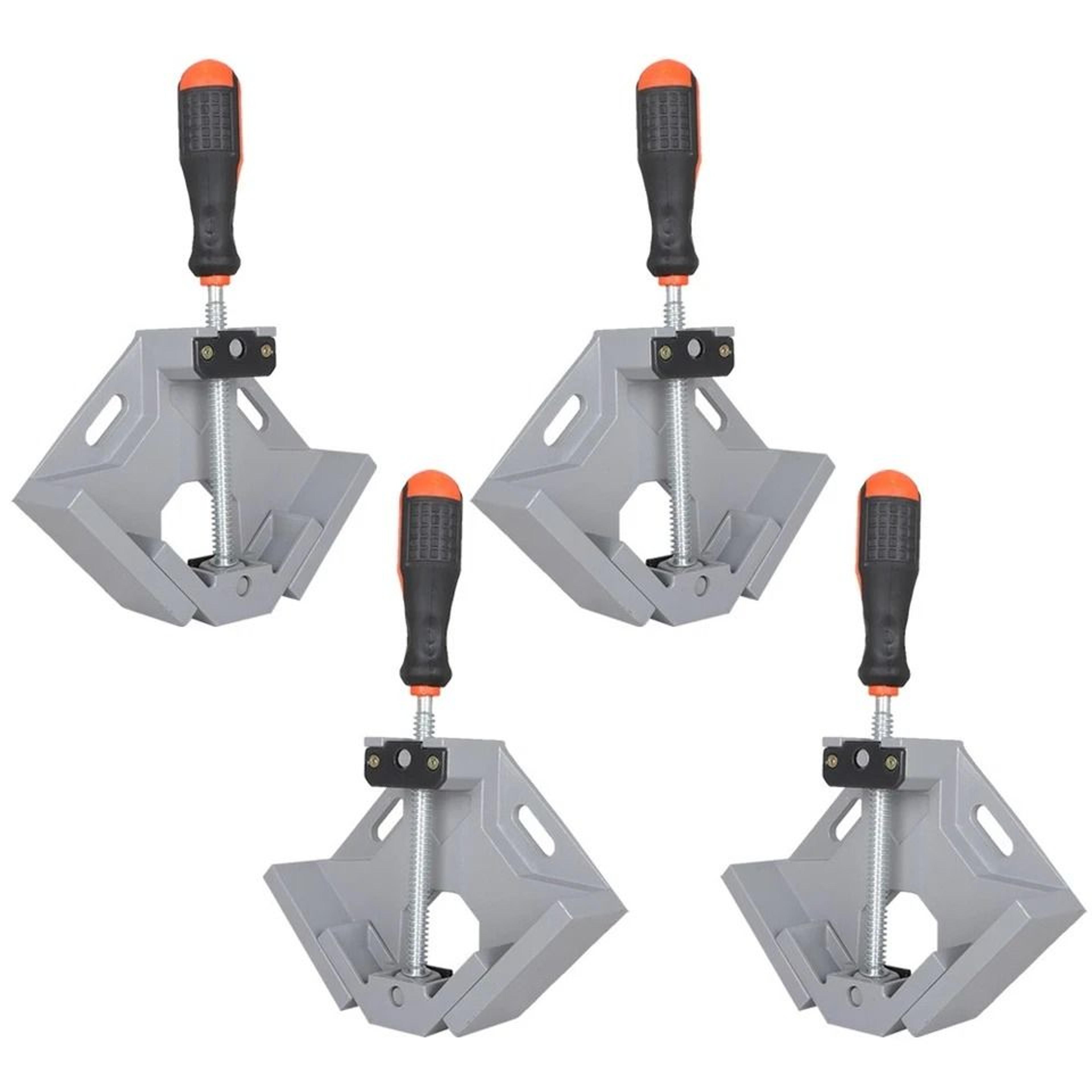 right angle clamp set for woodworking and corner assembly