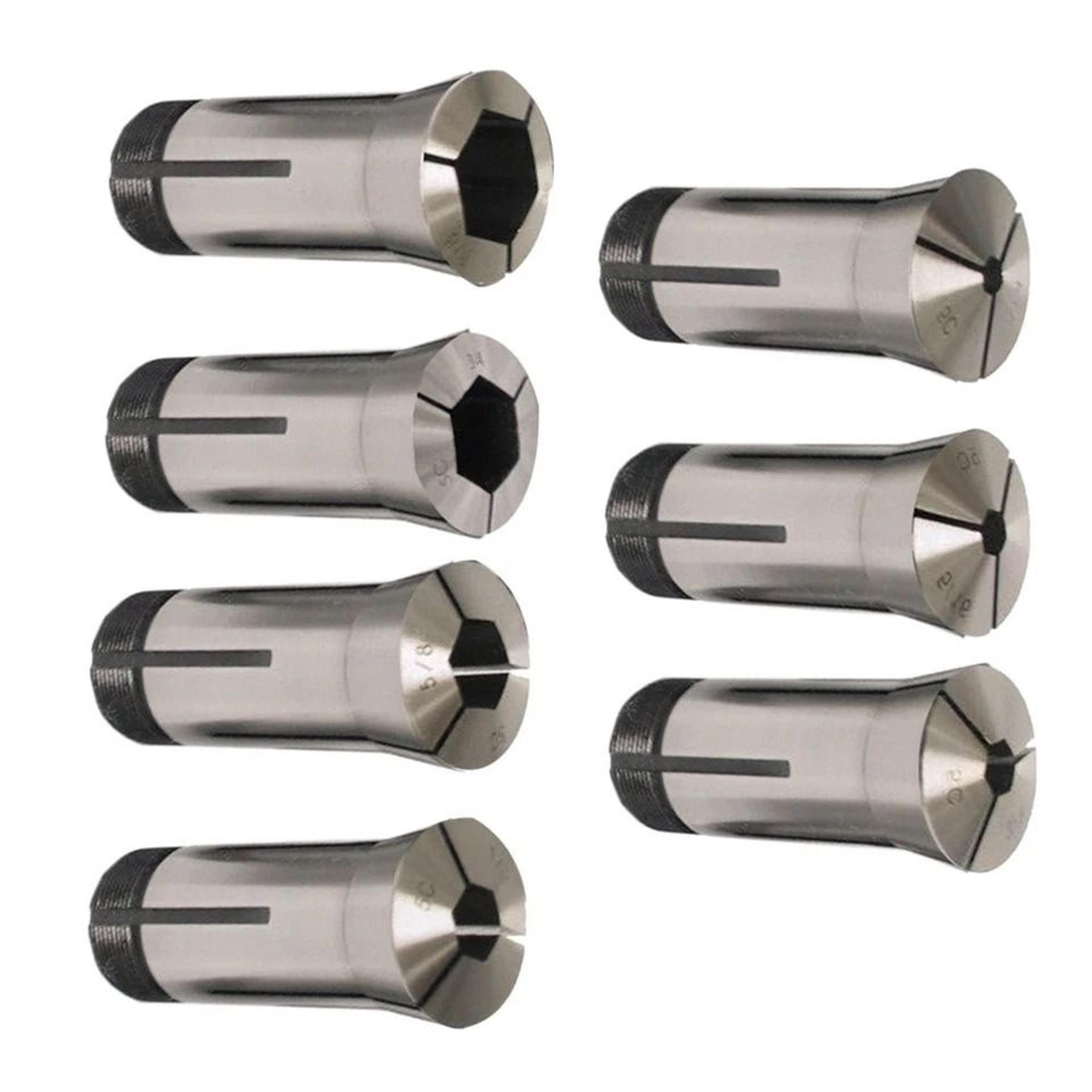 precision collet set for lathes hex & round machining tool