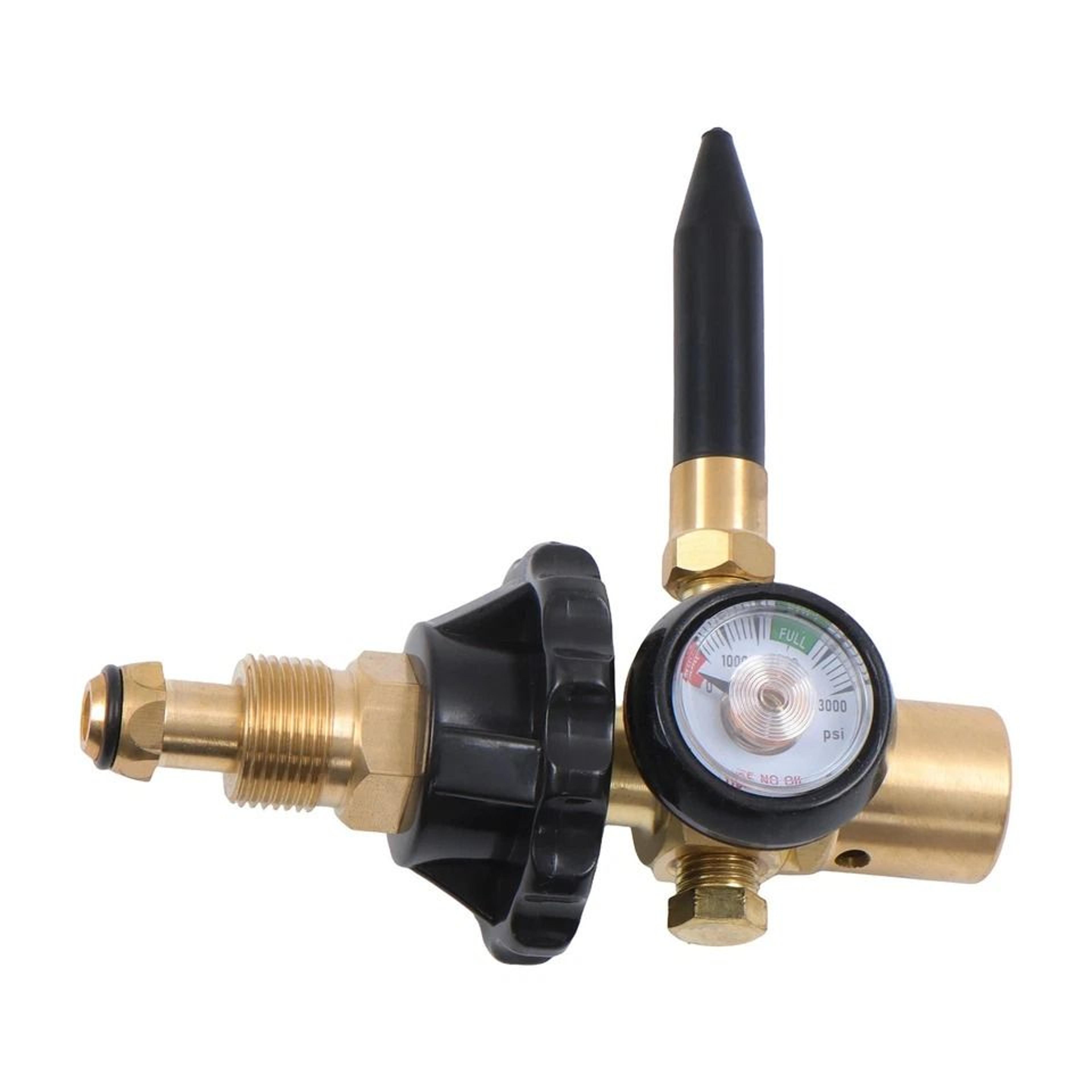 helium balloon filler regulator with gauge psi for tanks