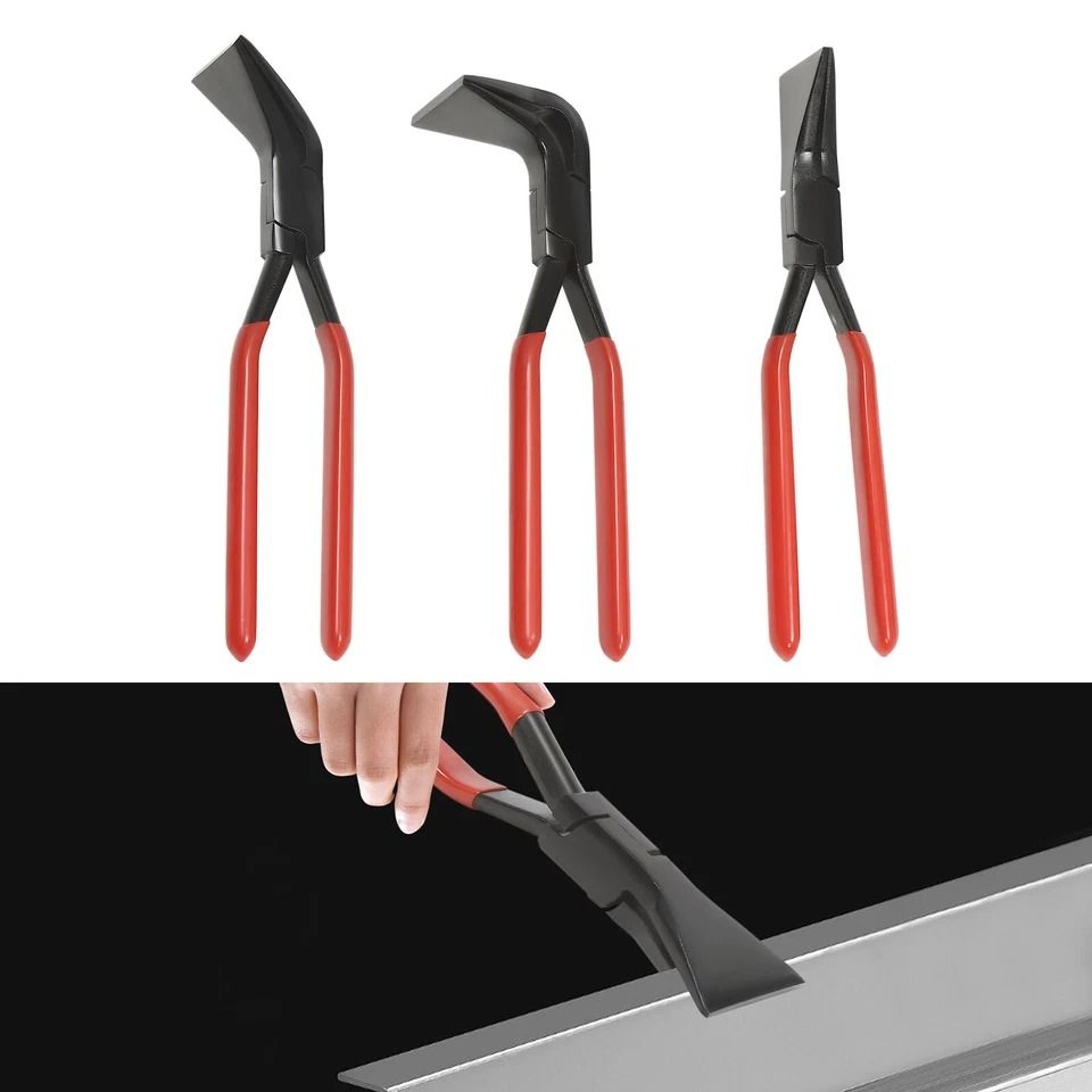 premium sheet metal bending pliers set hand seamers tool with straight, bending pliers
