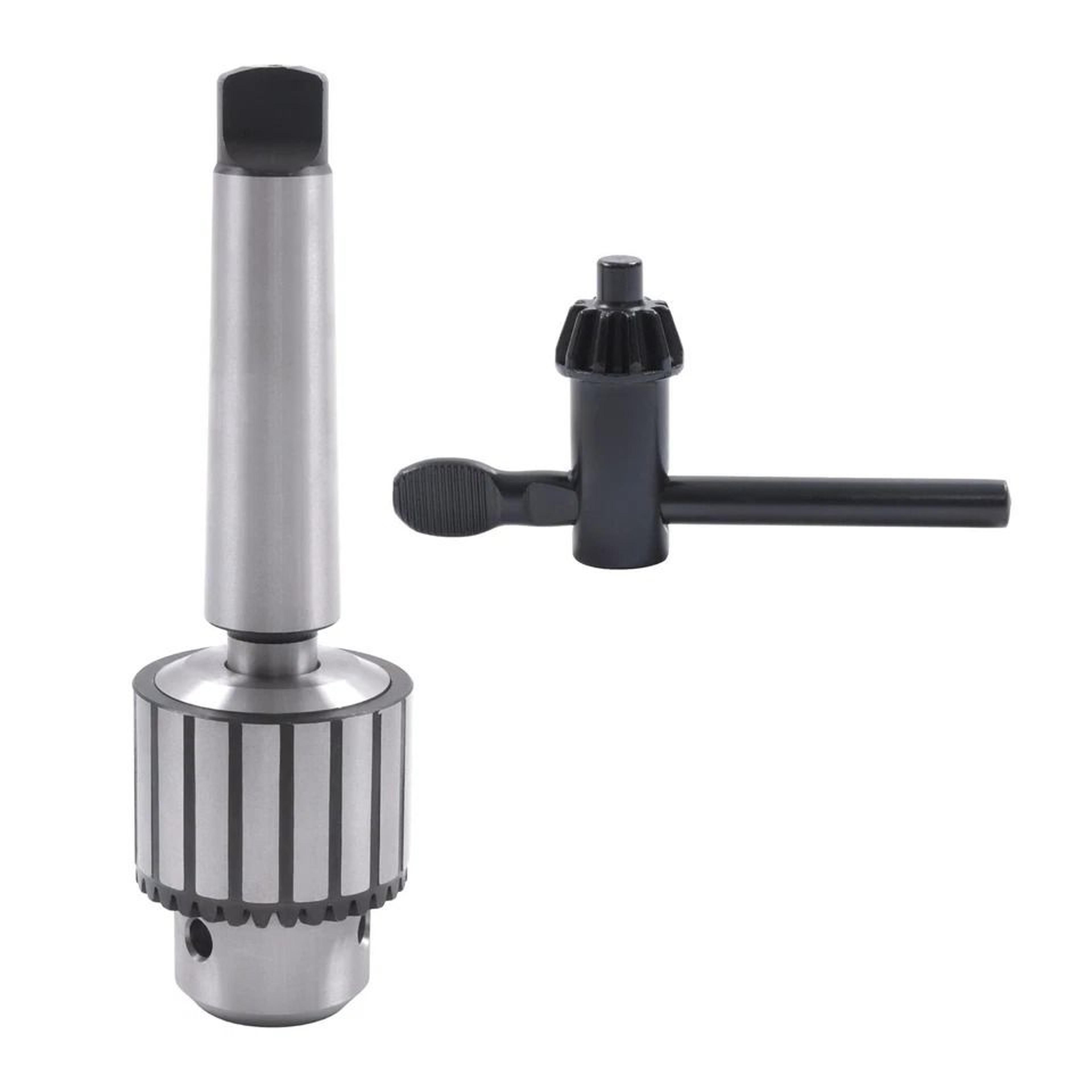 heavy duty keyed drill chuck with shank for drill press and lathe