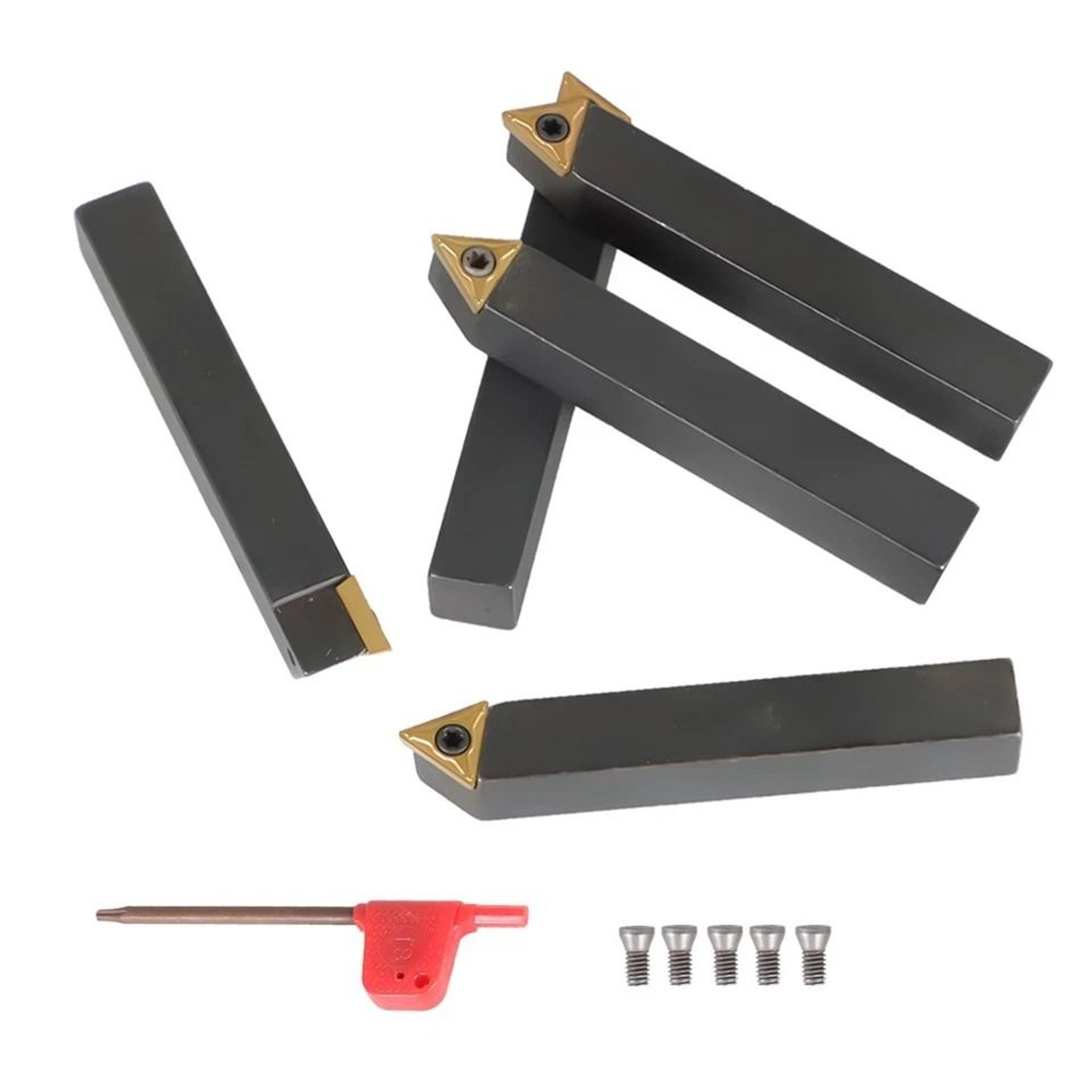carbide turning tool set with inserts