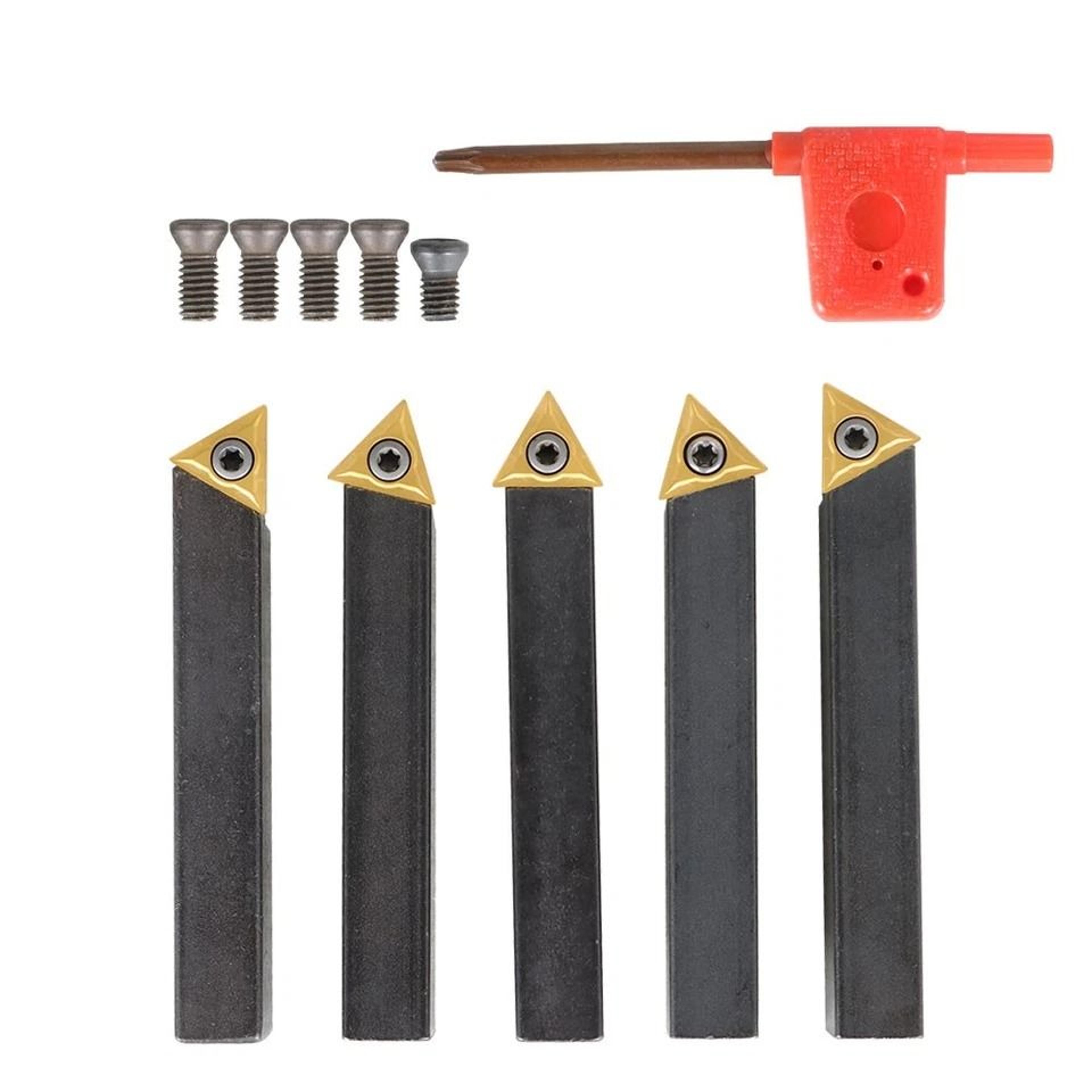 indexable carbide turning tool set for lathe lathe tool bits with chip breaker