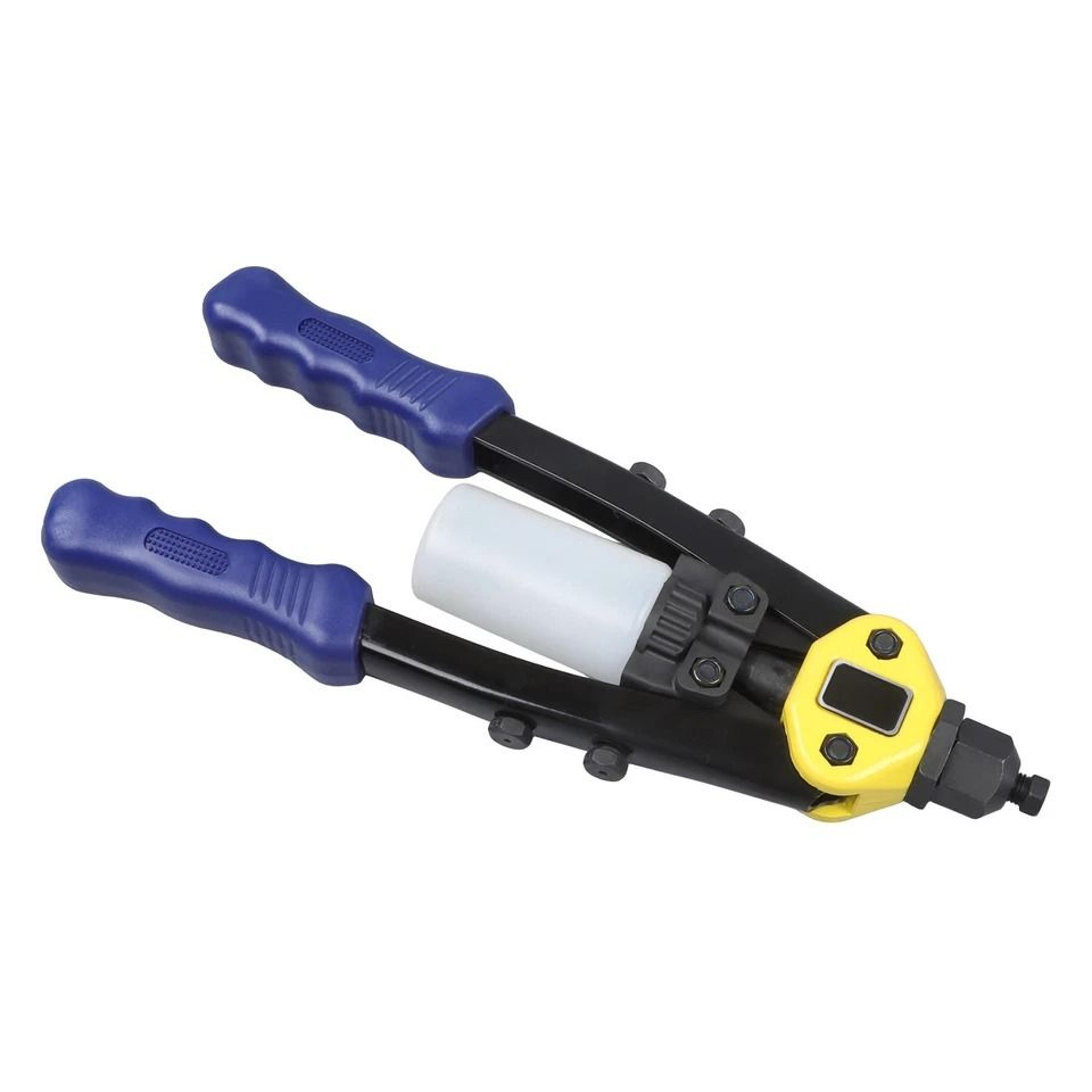 premium heavy duty pop rivet gun kit with blind rivets professional hand riveter tool set for metal & diy