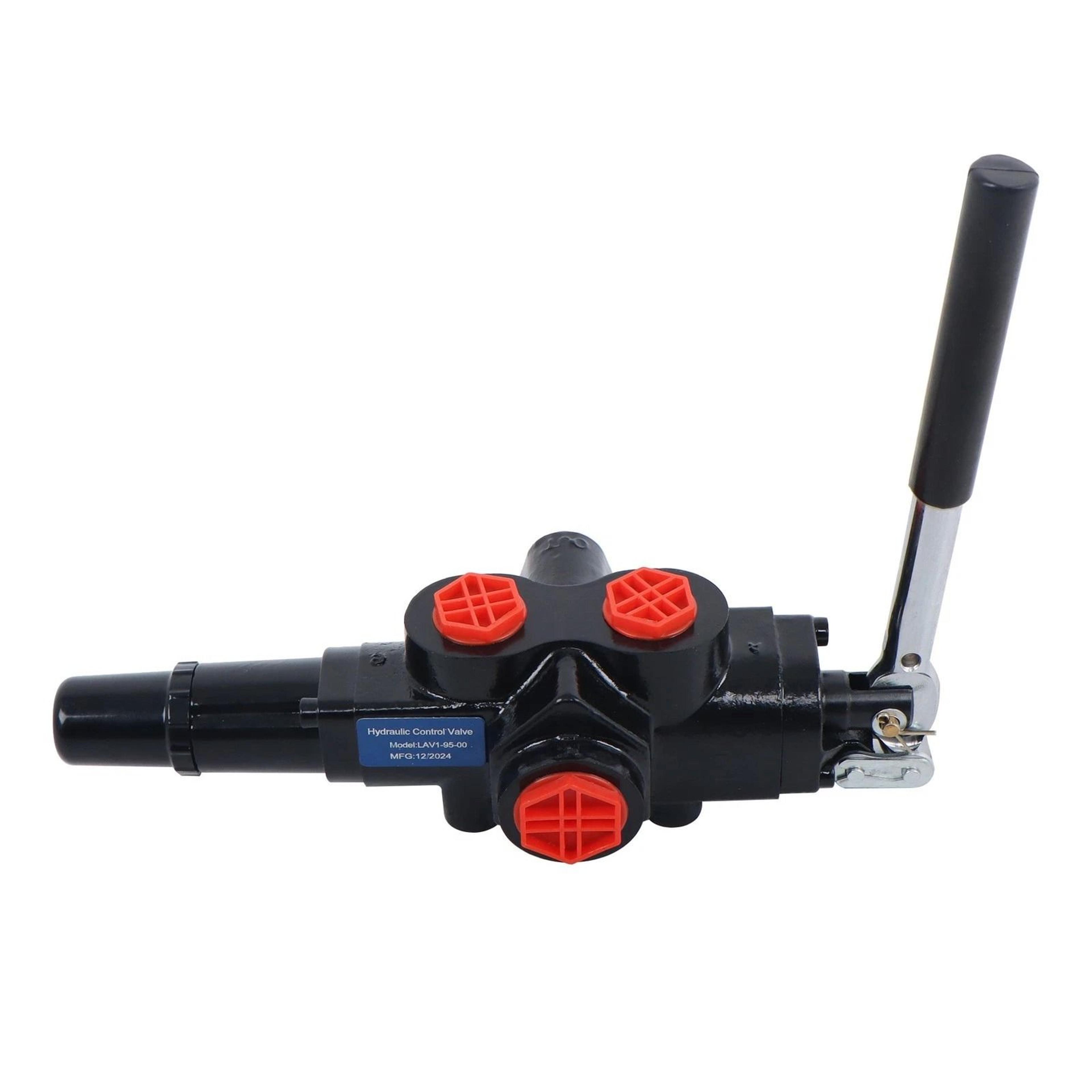 hydraulic log splitter valve gpm psi reverse port adjustable detent